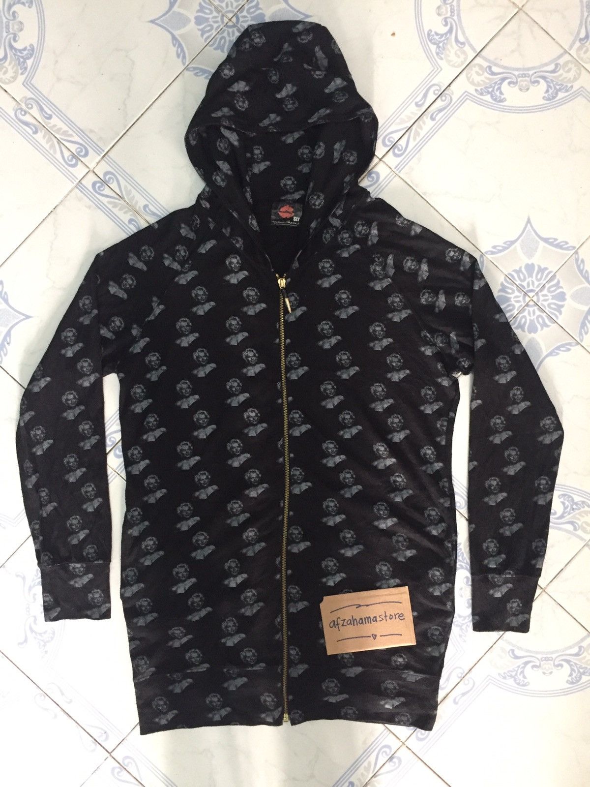 Japanese Brand Sly marilyn monroe print all over zipper hoodie Size US S / EU 44-46 / 1 - 1 Thumbnail