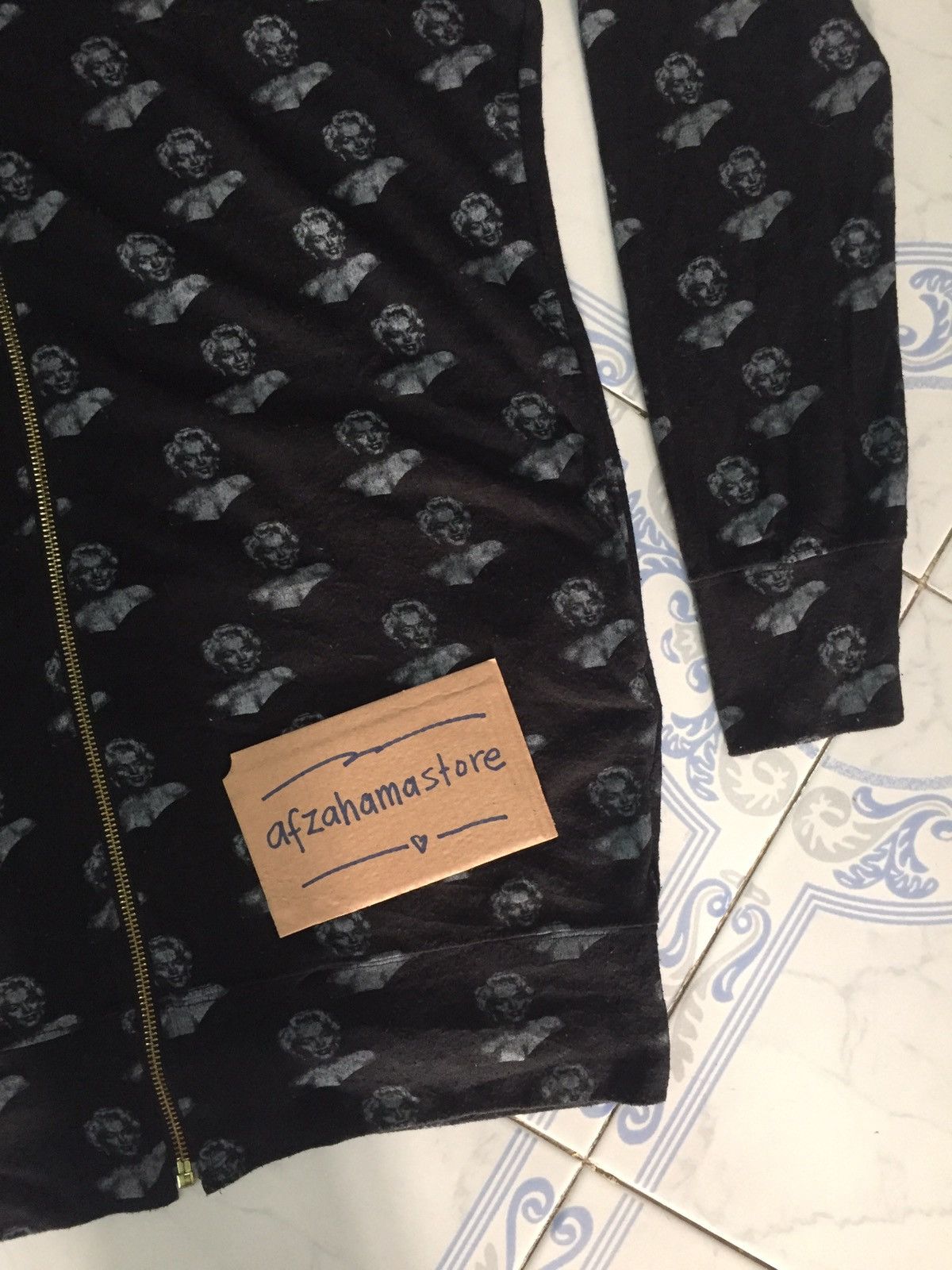 Japanese Brand Sly marilyn monroe print all over zipper hoodie Size US S / EU 44-46 / 1 - 4 Thumbnail