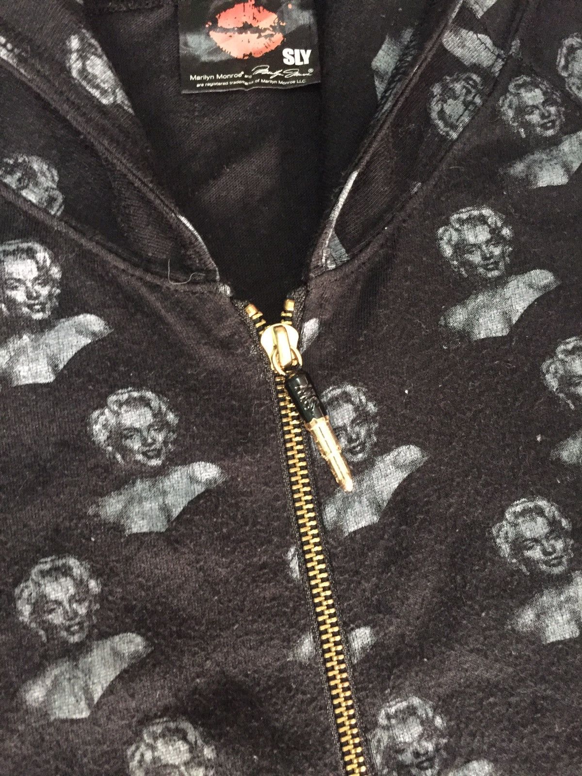 Japanese Brand Sly marilyn monroe print all over zipper hoodie Size US S / EU 44-46 / 1 - 7 Thumbnail