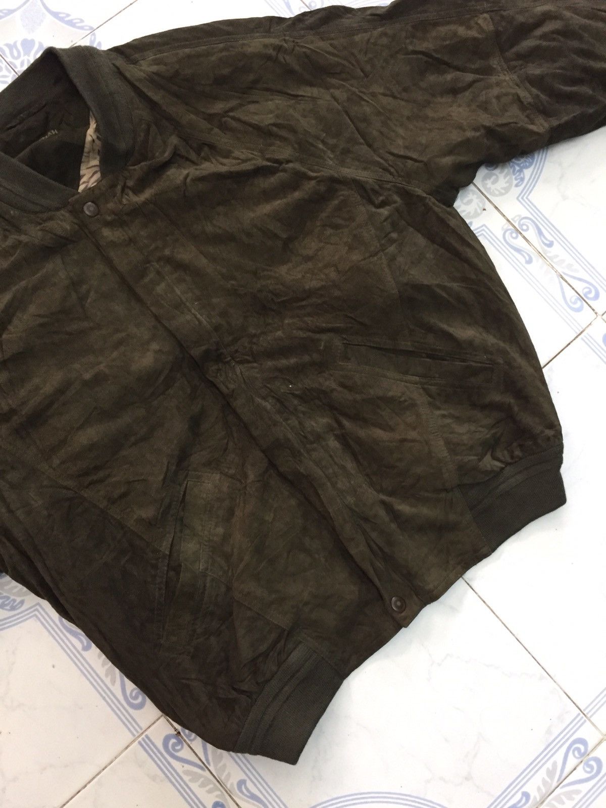 Japanese Brand Savannah Pineapple Inner Print Leather Jacket Size US L / EU 52-54 / 3 - 5 Thumbnail