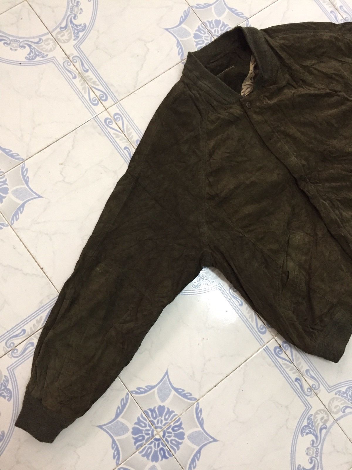 Japanese Brand Savannah Pineapple Inner Print Leather Jacket Size US L / EU 52-54 / 3 - 3 Thumbnail