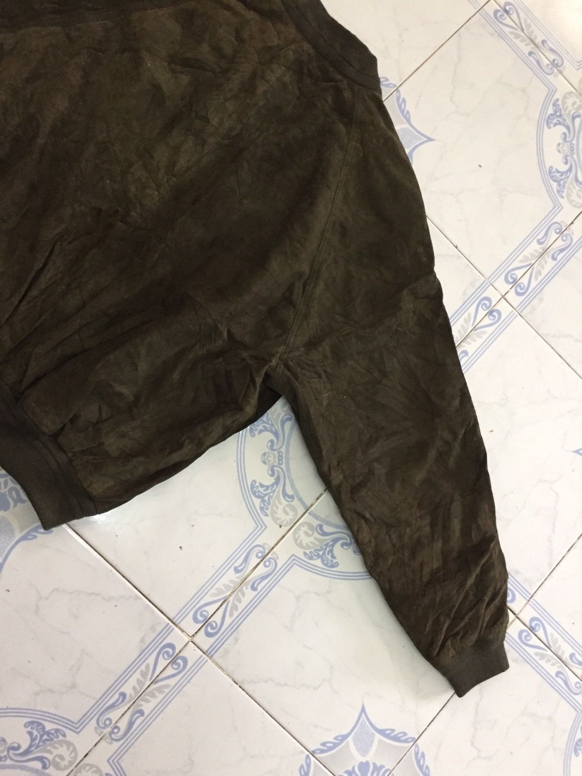 Japanese Brand Savannah Pineapple Inner Print Leather Jacket Size US L / EU 52-54 / 3 - 14 Thumbnail