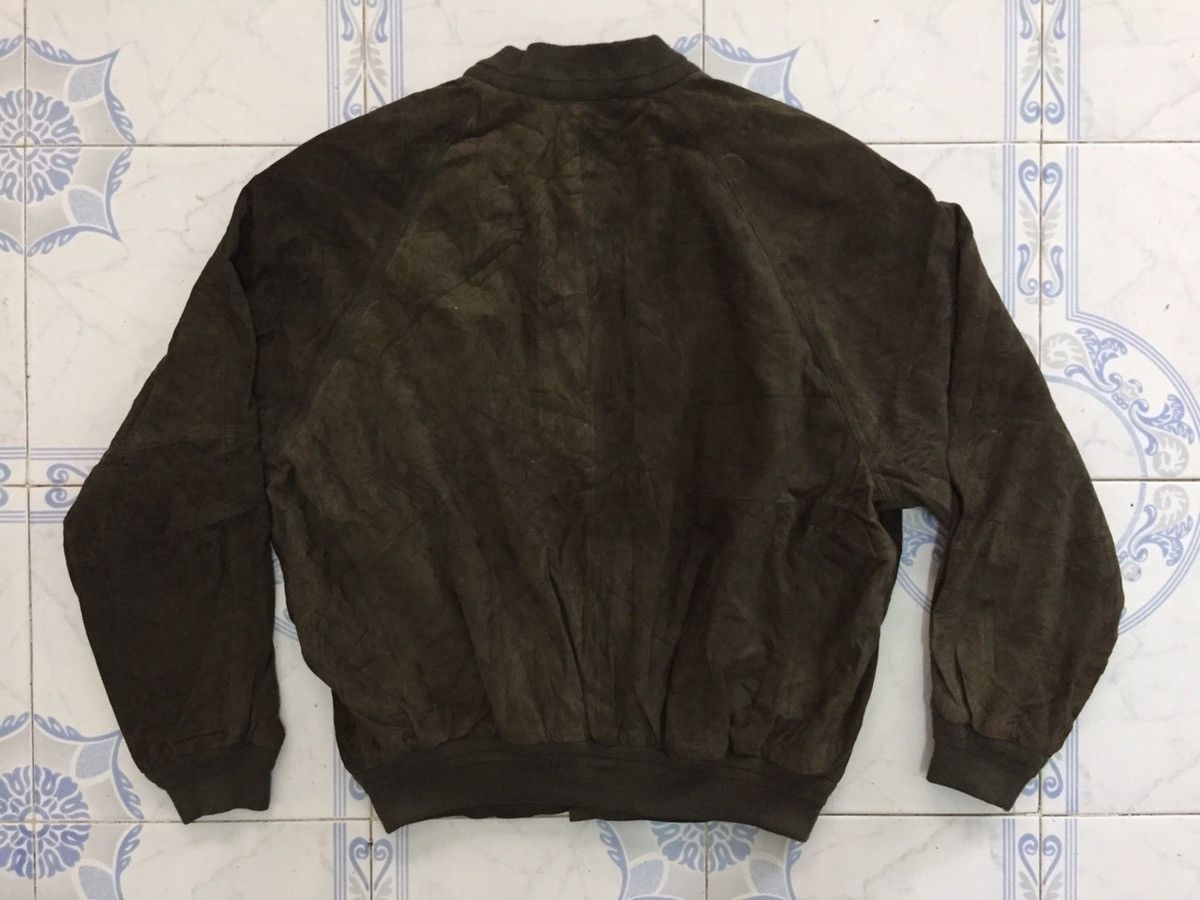 Japanese Brand Savannah Pineapple Inner Print Leather Jacket Size US L / EU 52-54 / 3 - 11 Thumbnail