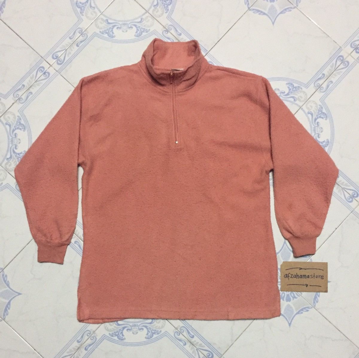 Nike Vintage Nike Fleece Half Zip Sweatshirt Sweater Size US M / EU 48-50 / 2 - 2 Thumbnail