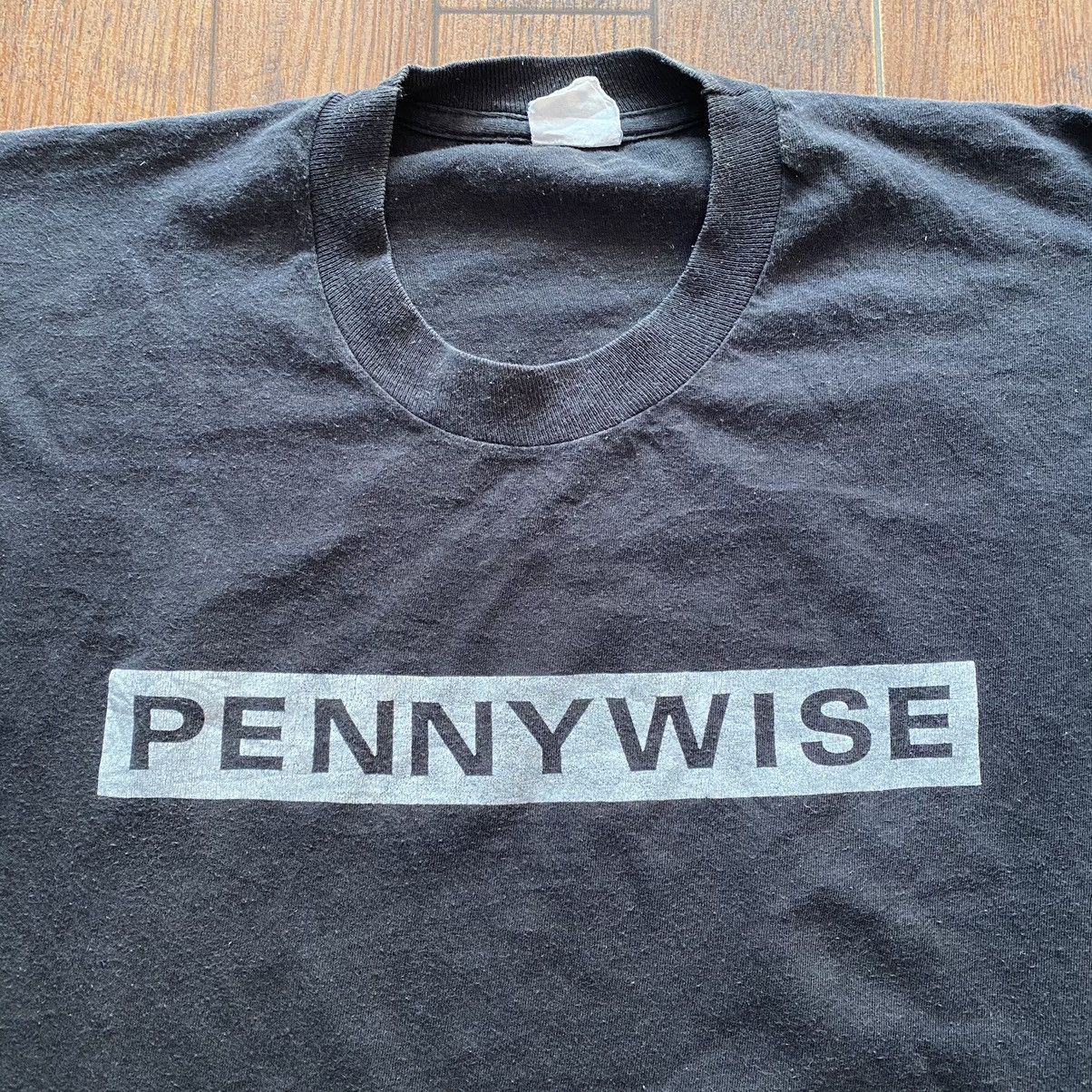 Band Tees × Vintage Vintage 90s Pennywise Single Stitch Size US XL / EU 56 / 4 - 4 Thumbnail