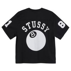 Stussy Surfman Mesh Football Jersey (Black) L