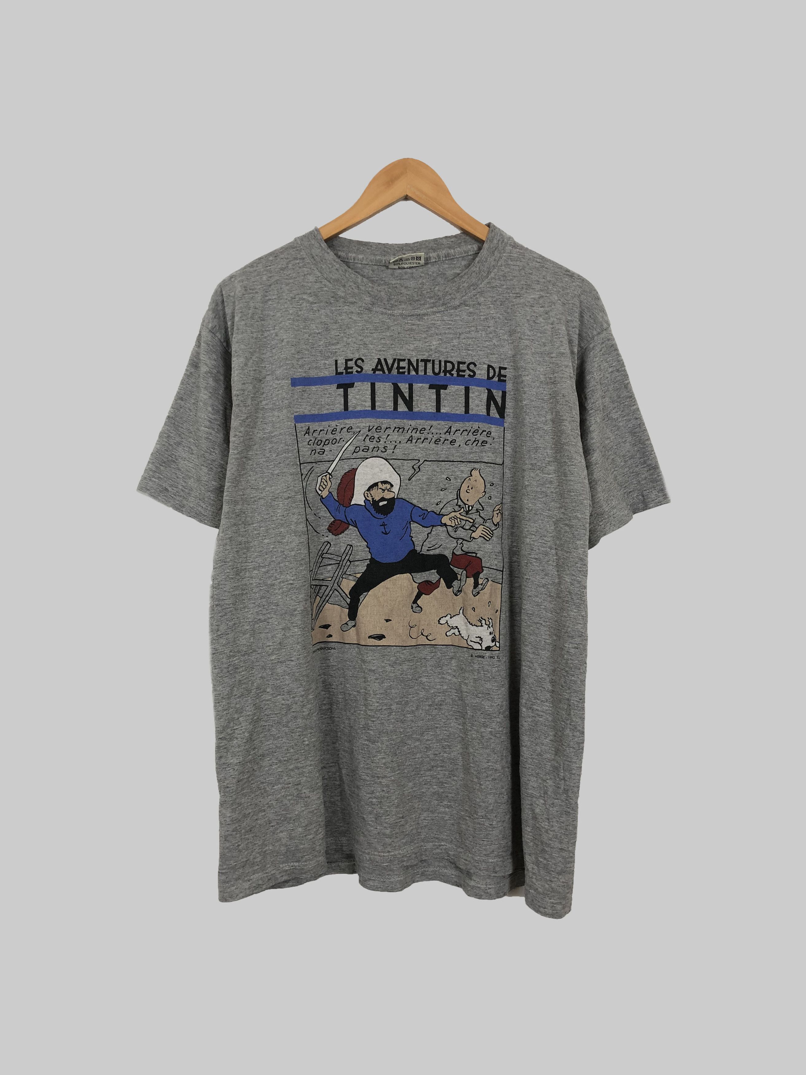 Vintage Vintage 1992 The Adventure Of TinTin (Marvel One Piece) | Grailed