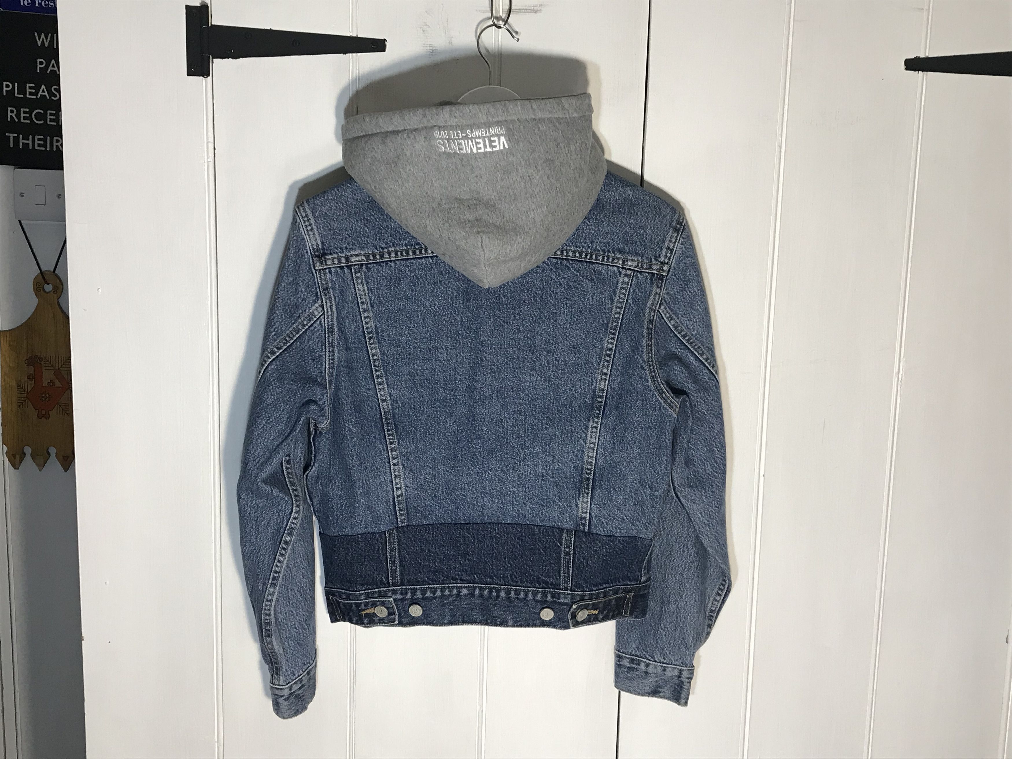 Levi's × Levi's Vintage Clothing × Vetements Reworked Denim Jacket Detachable Hood Size US XS / EU 42 / 0 - 3 Thumbnail