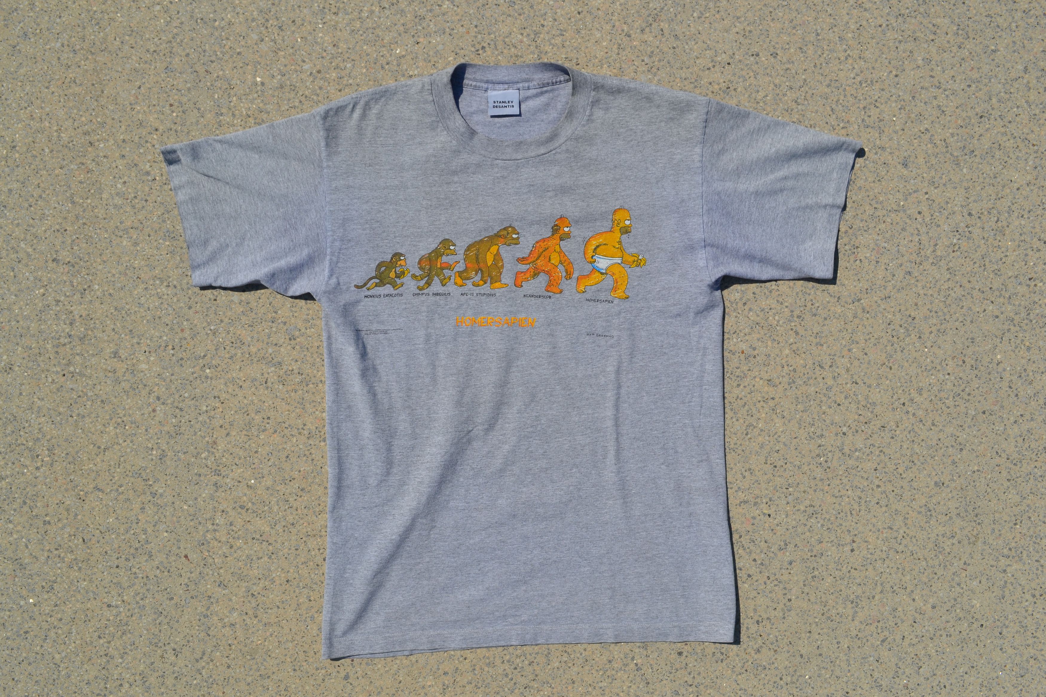 The Simpsons 1996 The Simpsons Homersapien T-Shirt Size US L / EU 52-54 / 3 - 1 Thumbnail