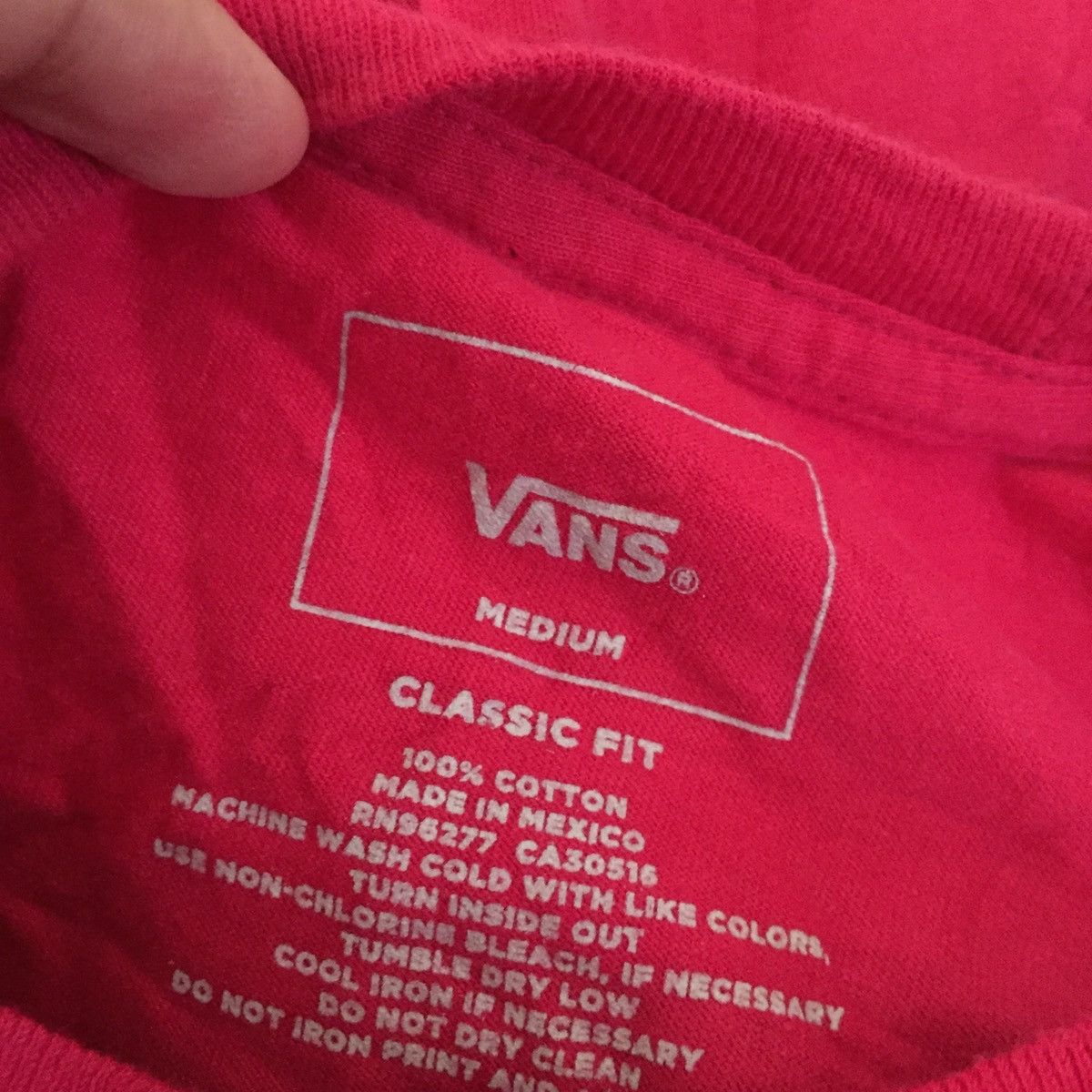 Vans Rare Vans Floral Back Graphic Long Sleeve Tee Size US M / EU 48-50 / 2 - 4 Thumbnail