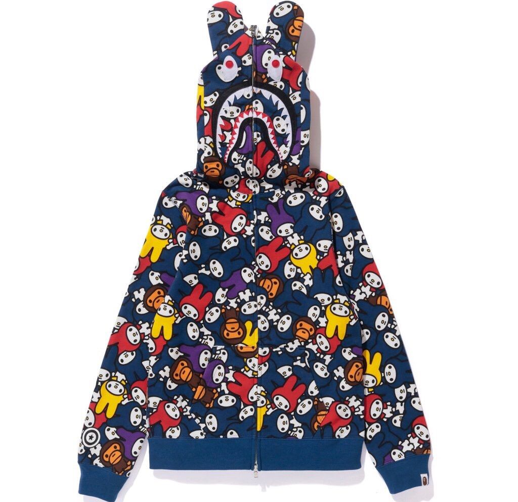 Bape Bape Baby Milo x My Melody Shark Hoodie | Grailed Bape Bape Baby Milo x My Melody Shark Hoodie | Grailed