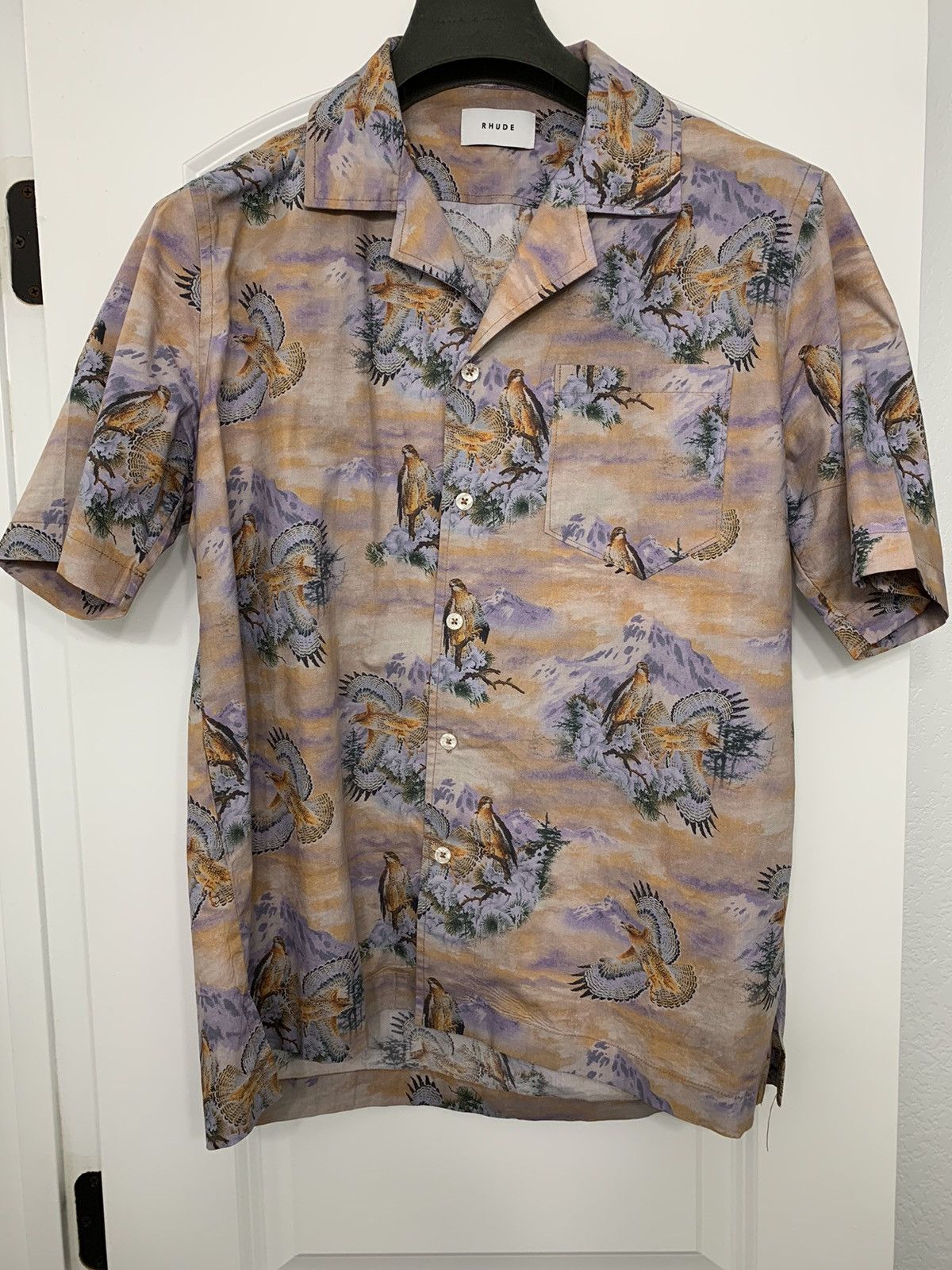 Rhude Oversized Camp Collar Shirt Size US XS / EU 42 / 0 - 1 Thumbnail
