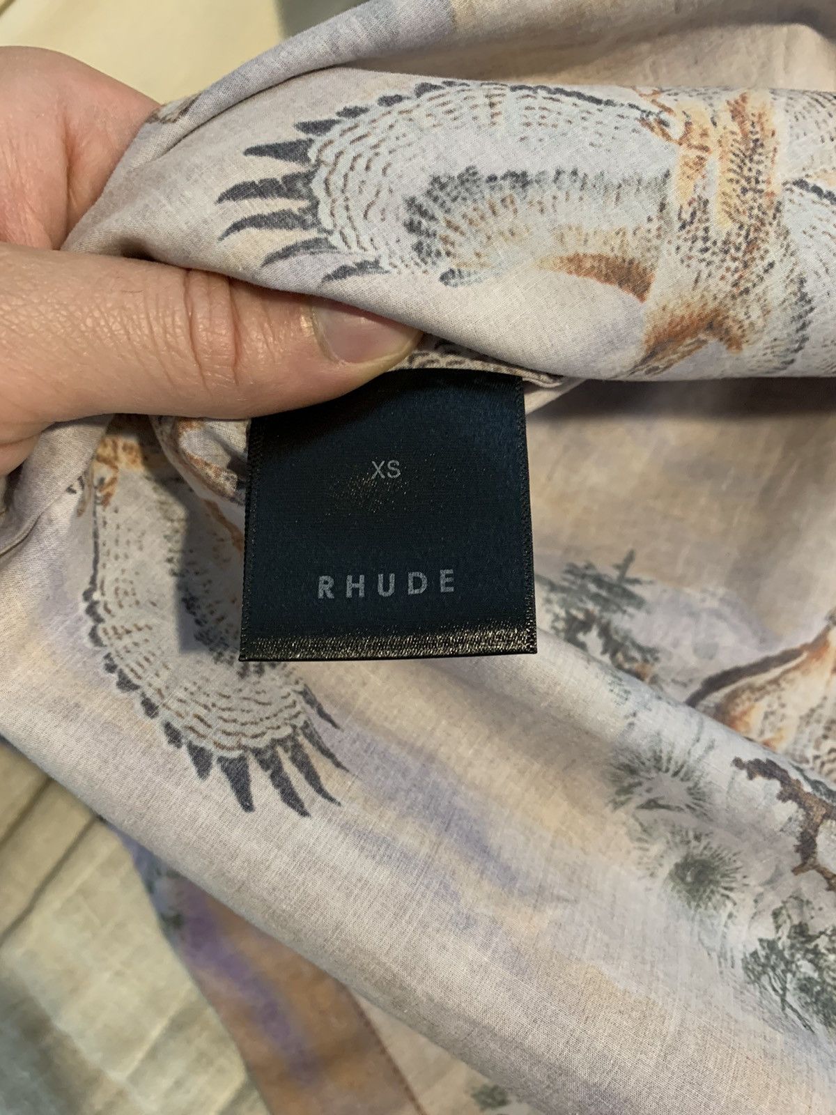Rhude Oversized Camp Collar Shirt Size US XS / EU 42 / 0 - 6 Thumbnail