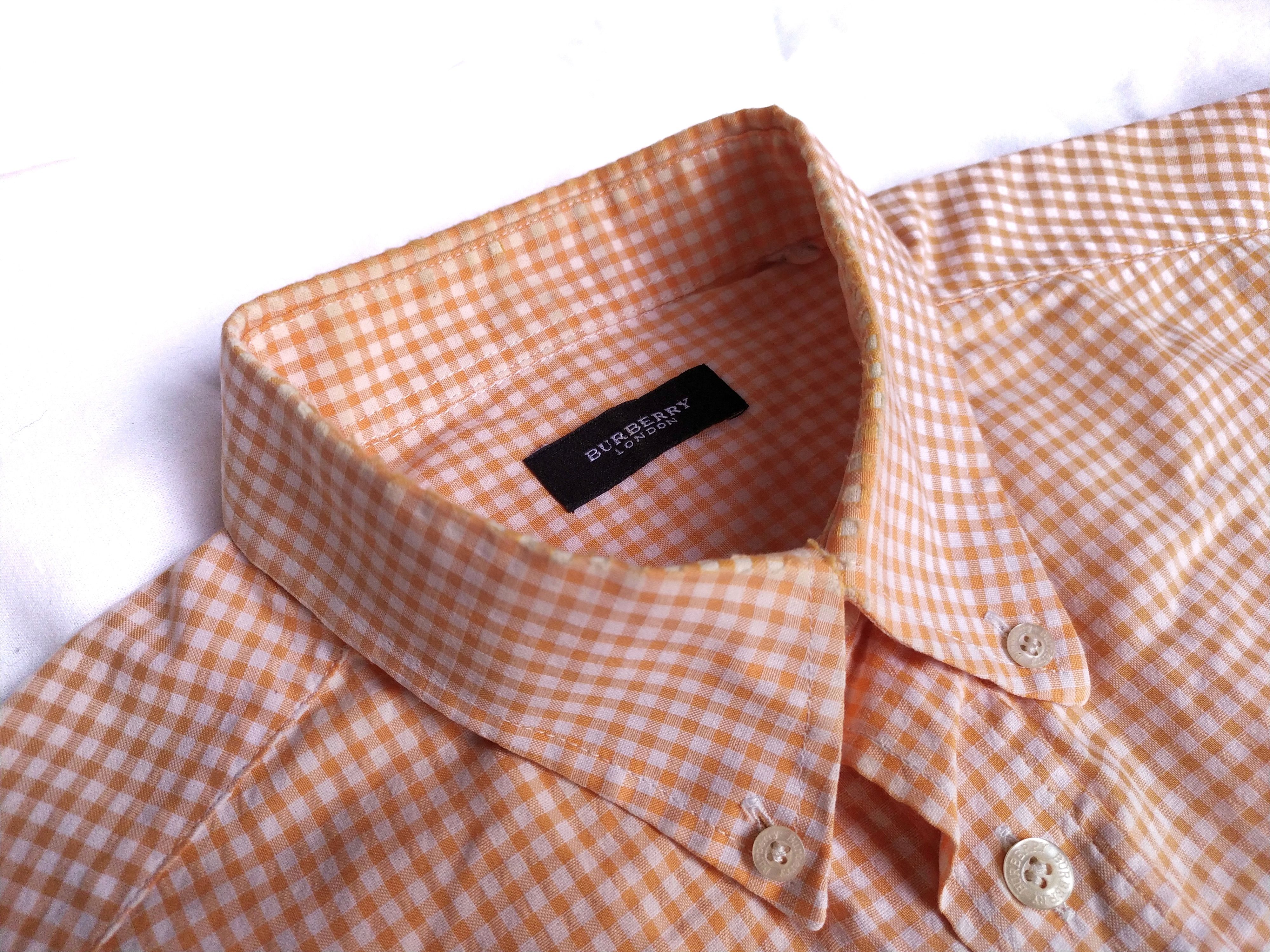 Burberry Burberry London Peach Shirt Size US L / EU 52-54 / 3 - 4 Thumbnail