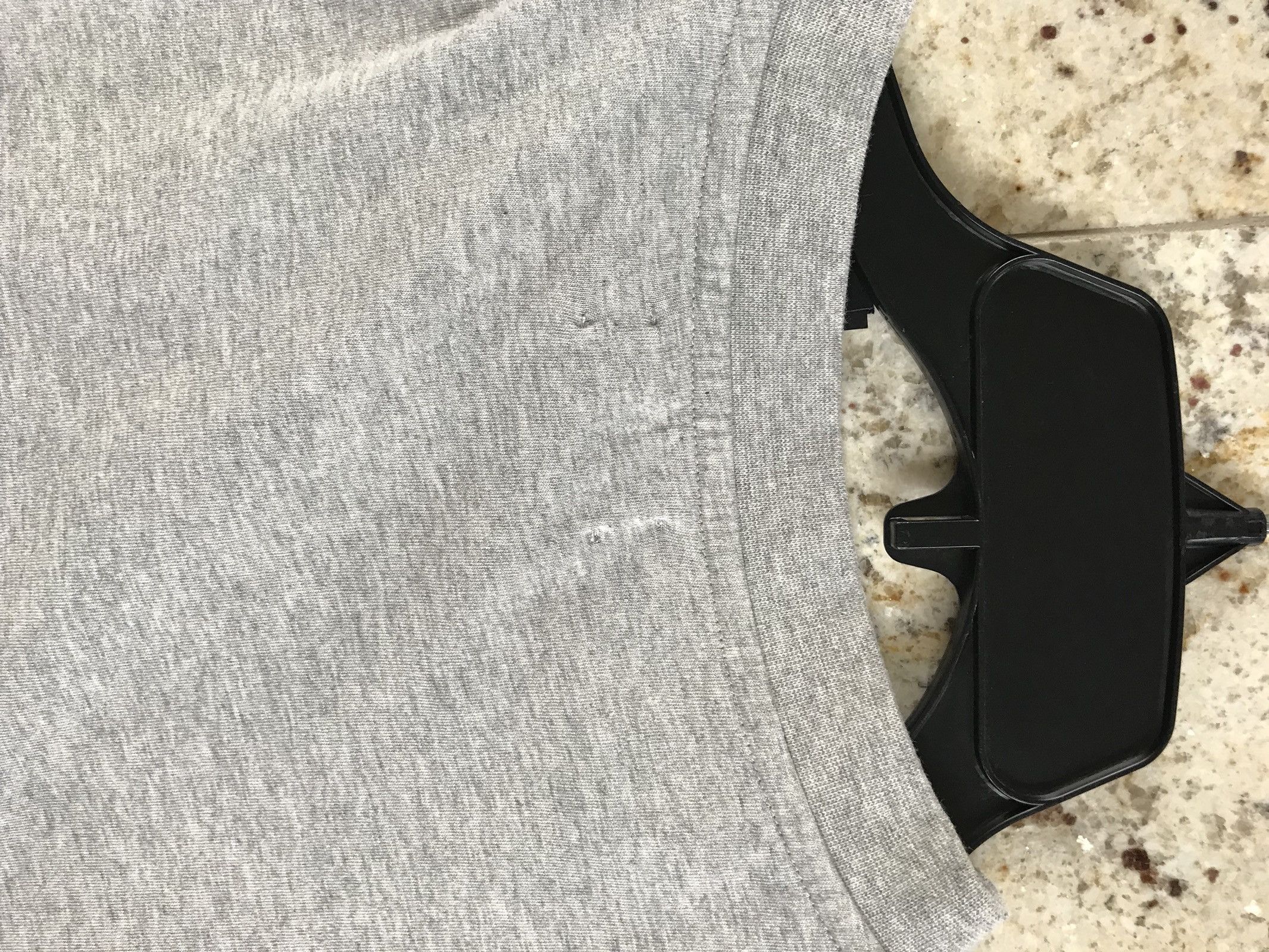 Palm Angels Distressed “Palm” Logo Grey / Burgundy Tee Size US M / EU 48-50 / 2 - 10 Thumbnail