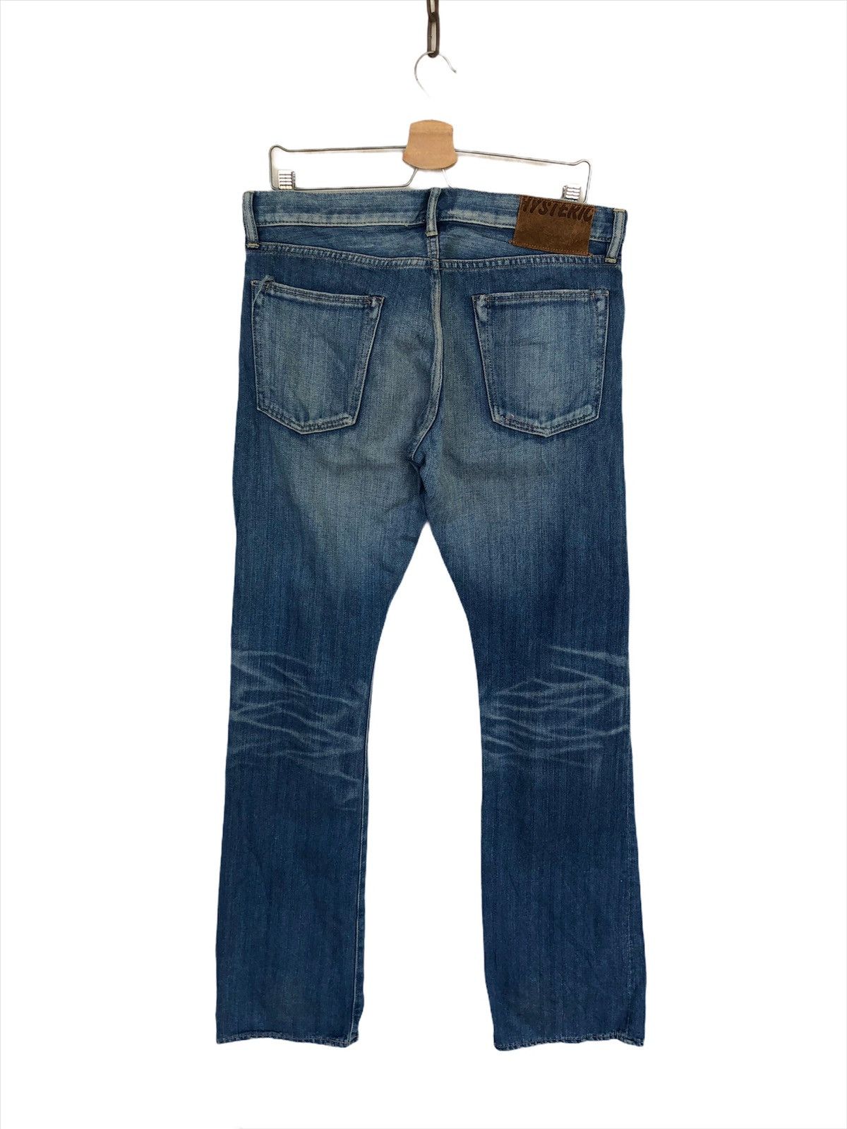 Hysteric Glamour GRAIL🔥90s Hysteric Glamour 🇯🇵 Faded Flare Anarchy Denim Size US 32 / EU 48 - 6 Thumbnail
