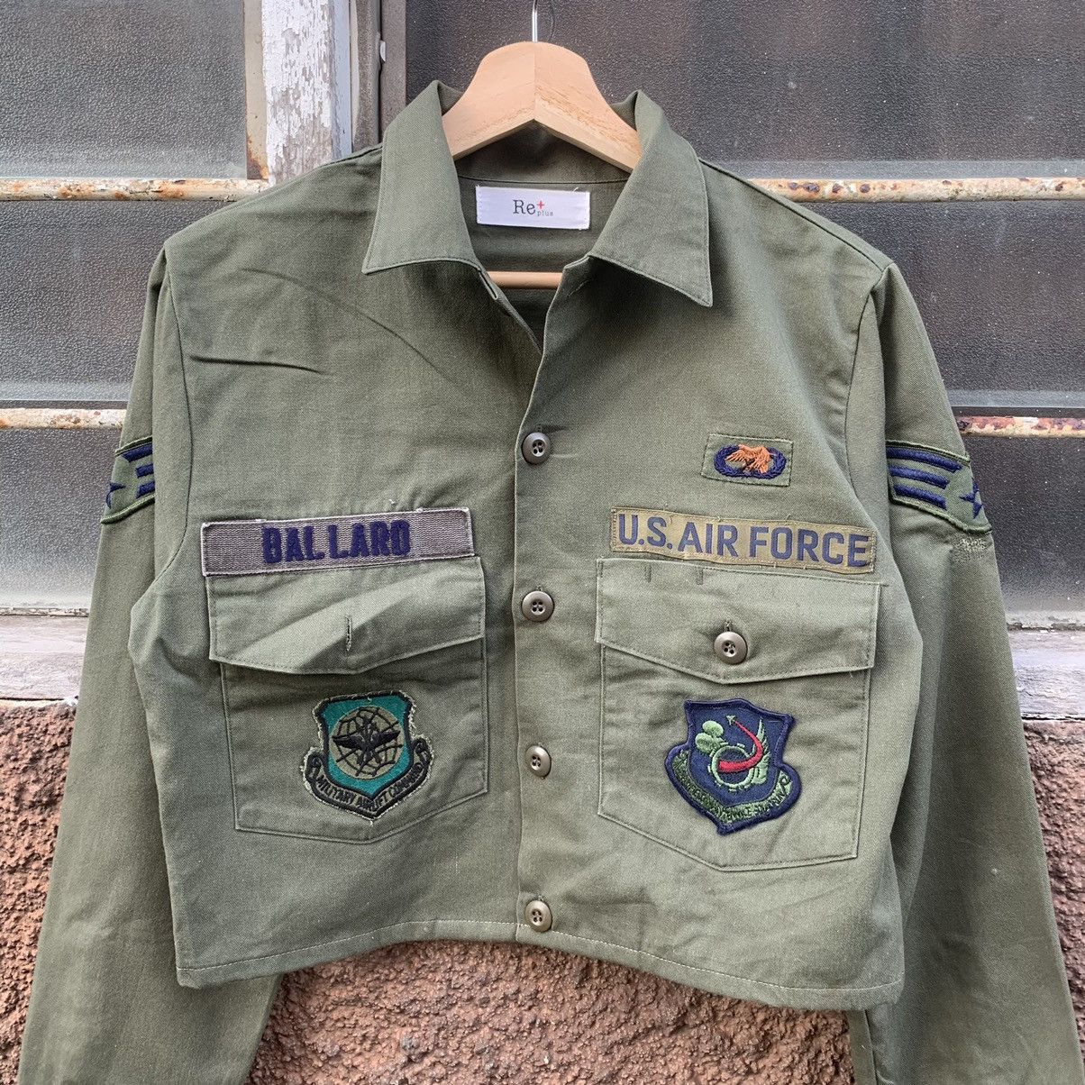 Army Of Me × Japanese Brand Re + U.S Air Force Cropped Jacket USAF Full Patches Size US S / EU 44-46 / 1 - 3 Thumbnail