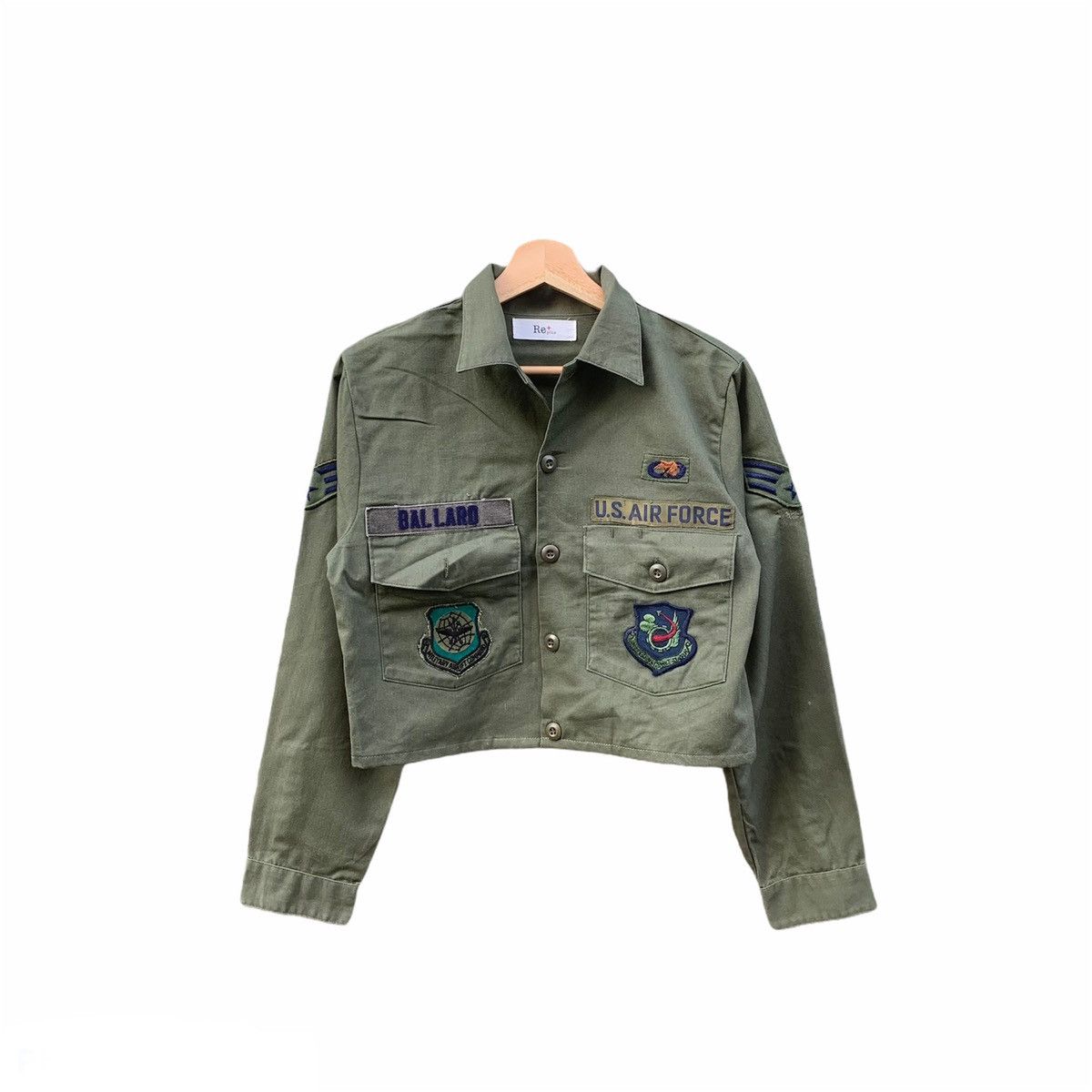 Army Of Me × Japanese Brand Re + U.S Air Force Cropped Jacket USAF Full Patches Size US S / EU 44-46 / 1 - 1 Thumbnail