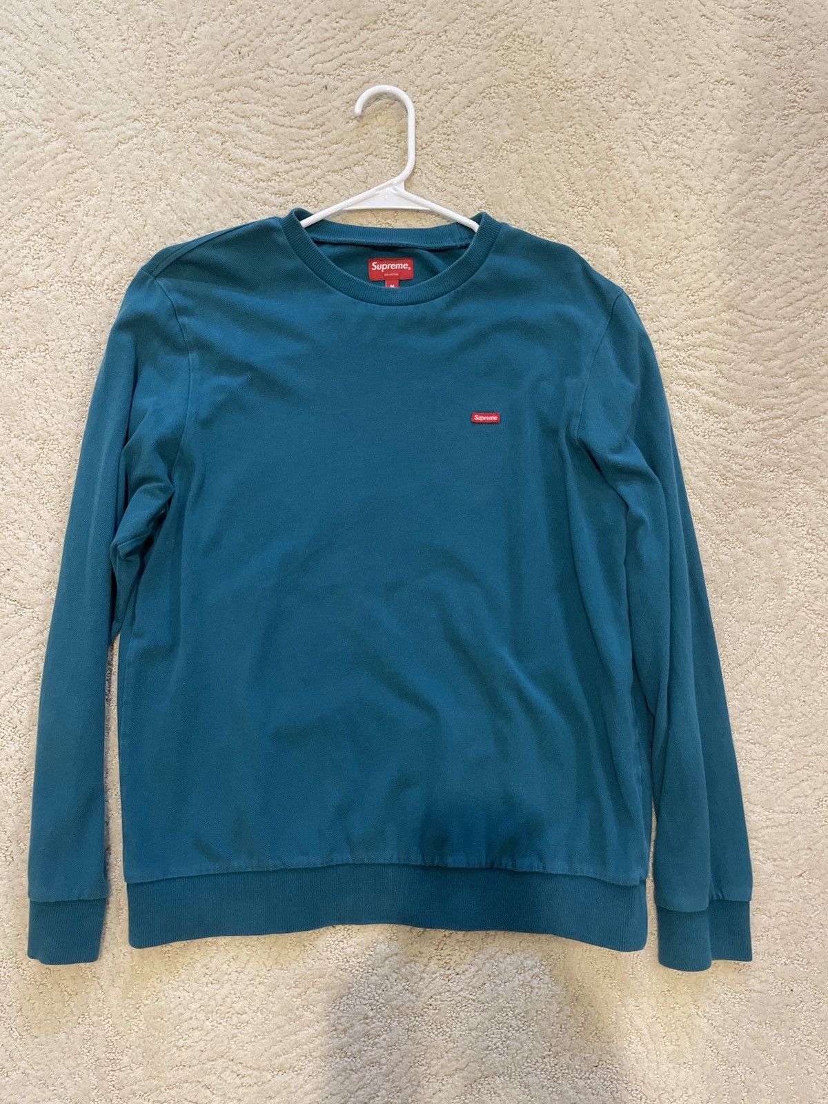 Supreme small box pique crewneck new arrivals