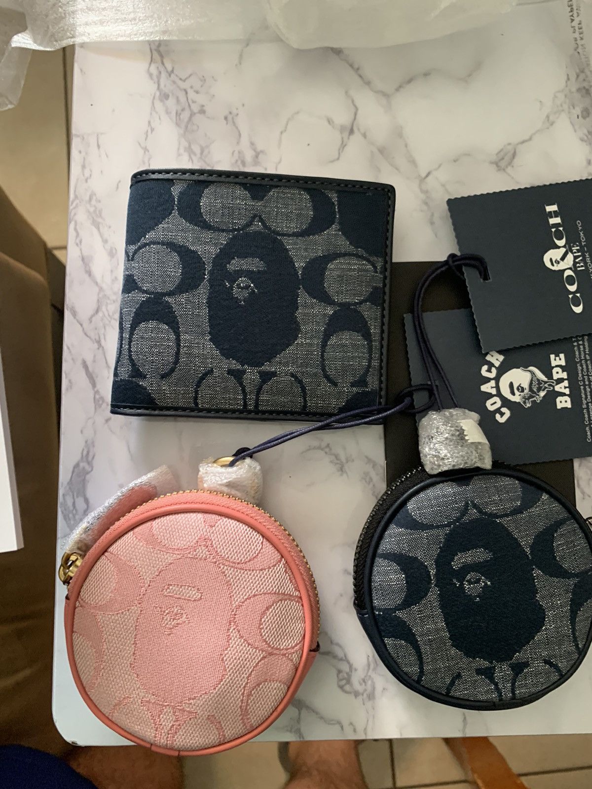 Bape Coach Bape coin pouch Grailed
