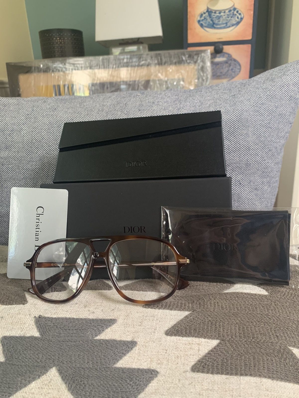 Christian Dior Monsieur × Designer × Dior *RARE* New Christian Dior Homme Dioressence Glasses Frames Size ONE SIZE - 1 Thumbnail