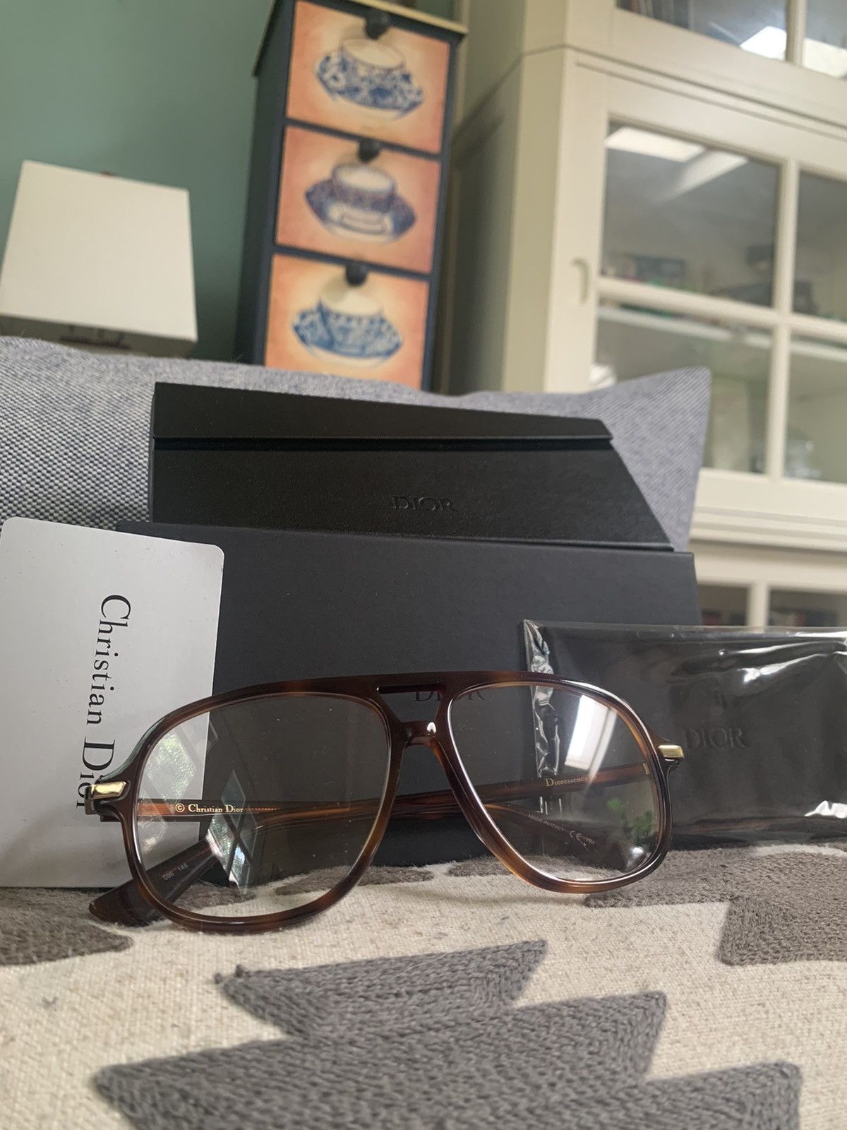Christian Dior Monsieur × Designer × Dior *RARE* New Christian Dior Homme Dioressence Glasses Frames Size ONE SIZE - 7 Thumbnail