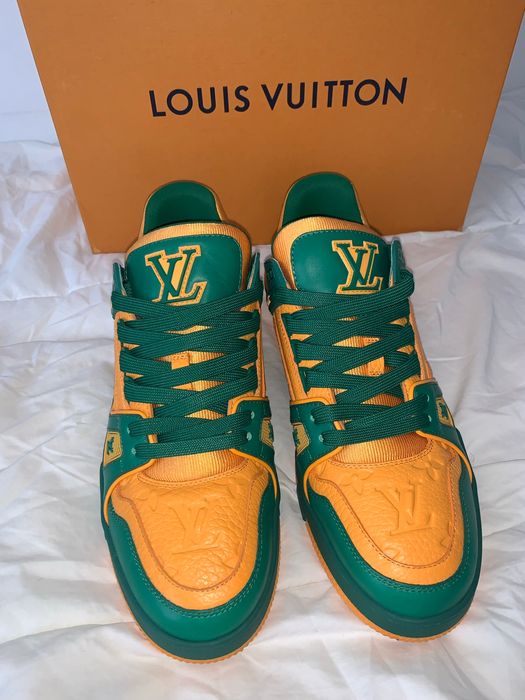 Louis Vuitton Trainer Green Orange Men's - 1A8WFY - US