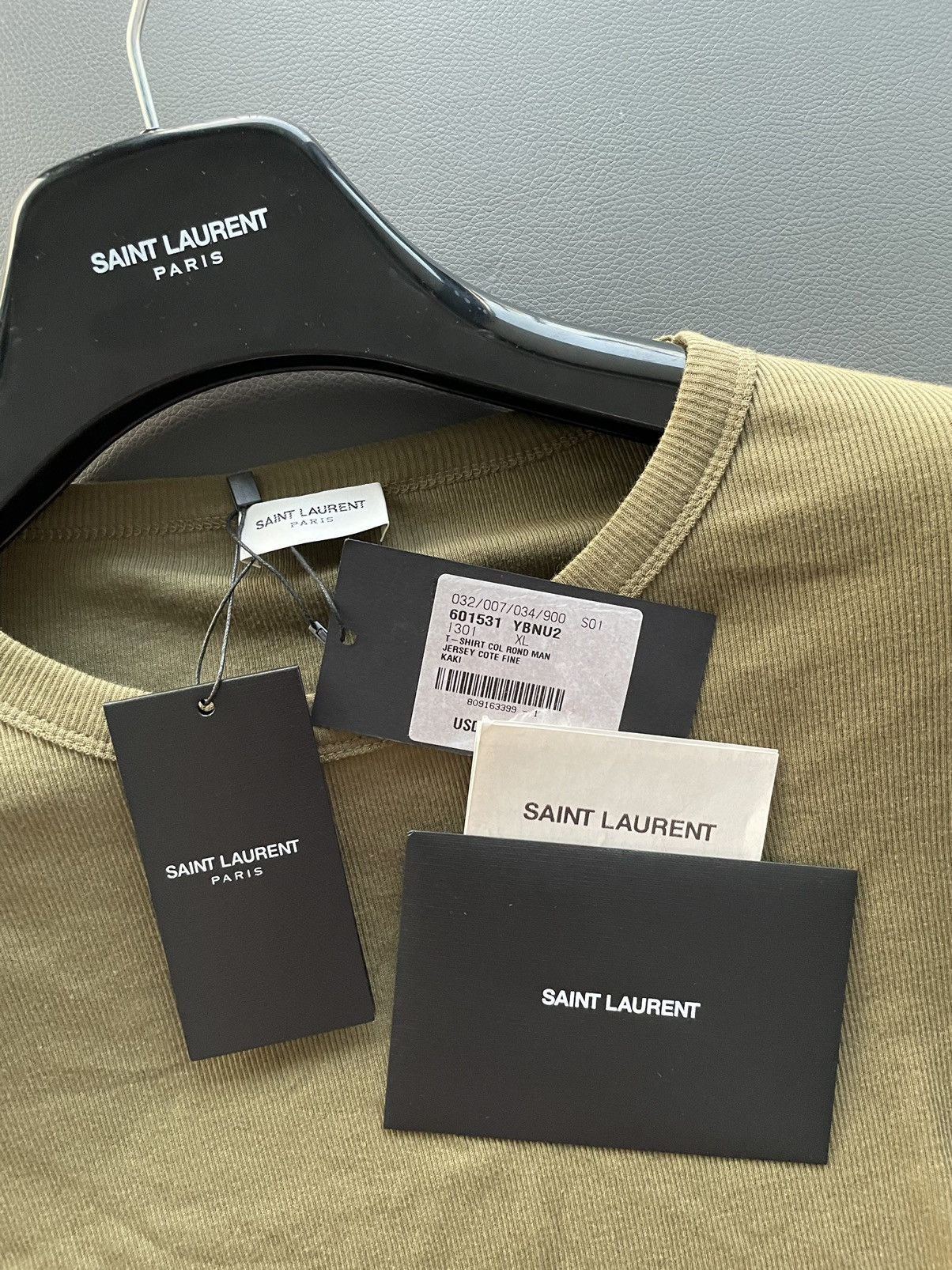 Hedi Slimane × Saint Laurent Paris × Yves Saint Laurent Rare Super Runway Elastic Stretch “Homeless” Sweater Shirt Size US XL / EU 56 / 4 - 14 Thumbnail