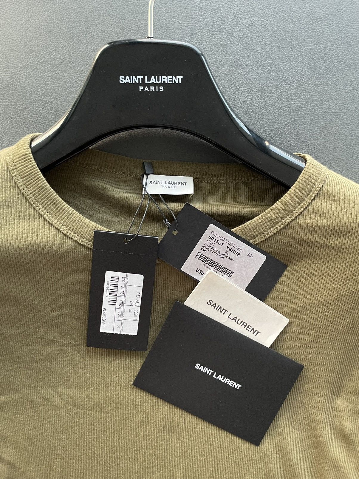Hedi Slimane × Saint Laurent Paris × Yves Saint Laurent Rare Super Runway Elastic Stretch “Homeless” Sweater Shirt Size US XL / EU 56 / 4 - 13 Thumbnail
