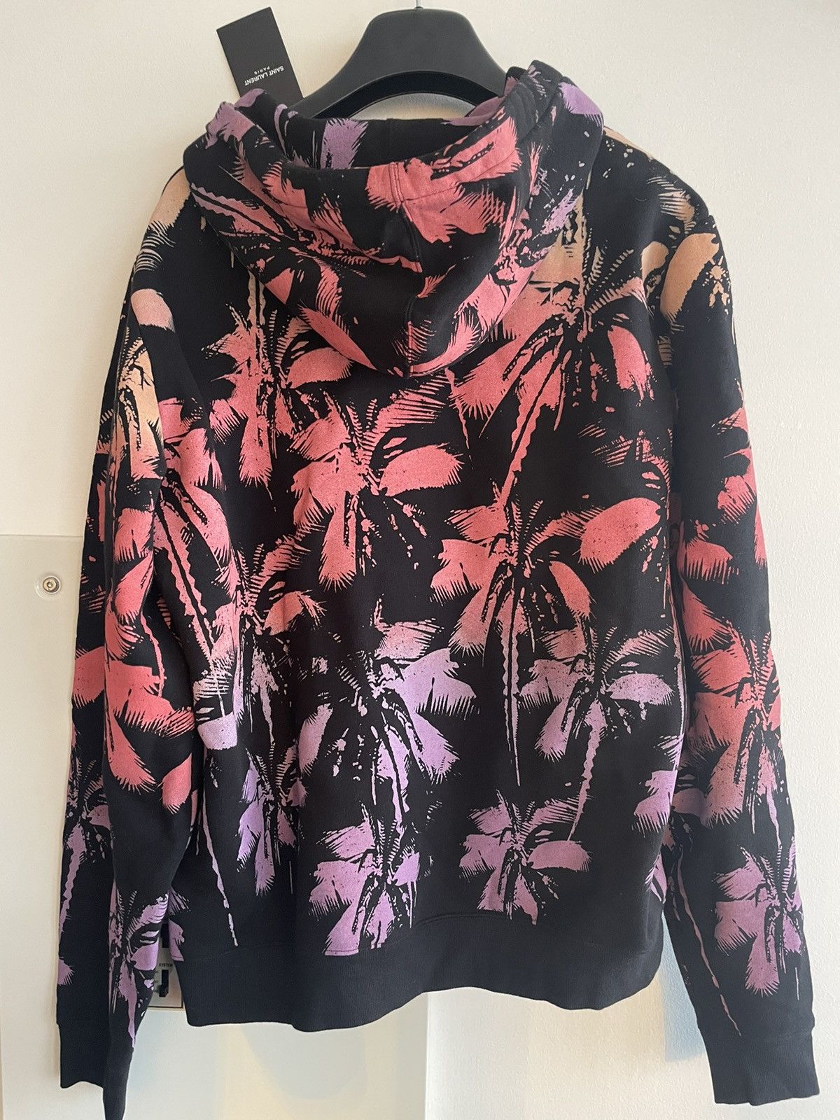 Hedi Slimane × Saint Laurent Paris × Yves Saint Laurent Rare Super Runway Limited Edition Sold Out Palm Tree Hoodie Size US XL / EU 56 / 4 - 8 Thumbnail