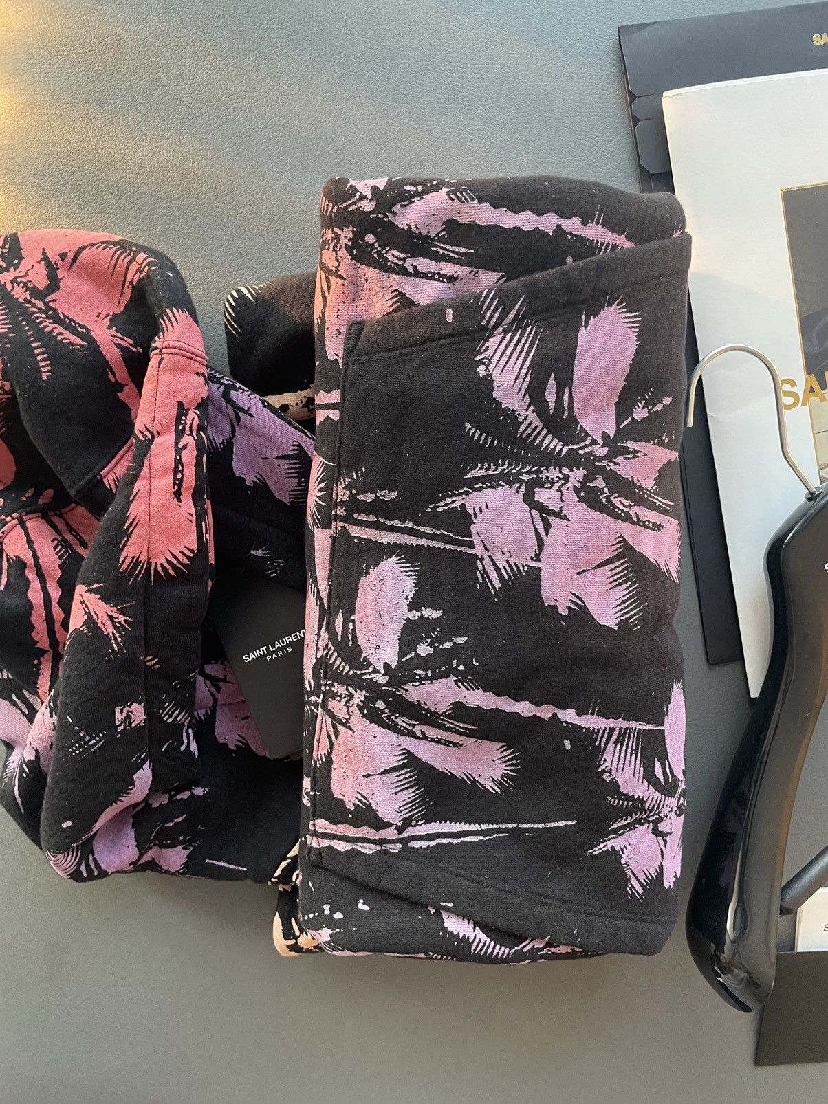 Hedi Slimane × Saint Laurent Paris × Yves Saint Laurent Rare Super Runway Limited Edition Sold Out Palm Tree Hoodie Size US XL / EU 56 / 4 - 19 Thumbnail