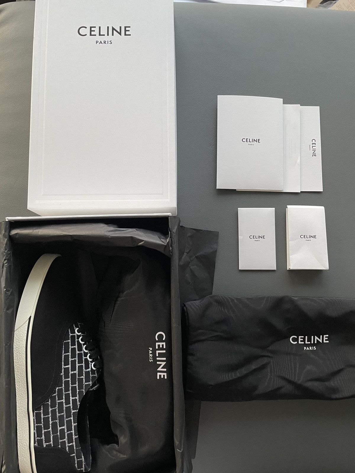 Celine × Hedi Slimane Rare Super Limited Edition Runway Brick Sneaker Brand New Size US 11 / EU 44 - 10 Thumbnail