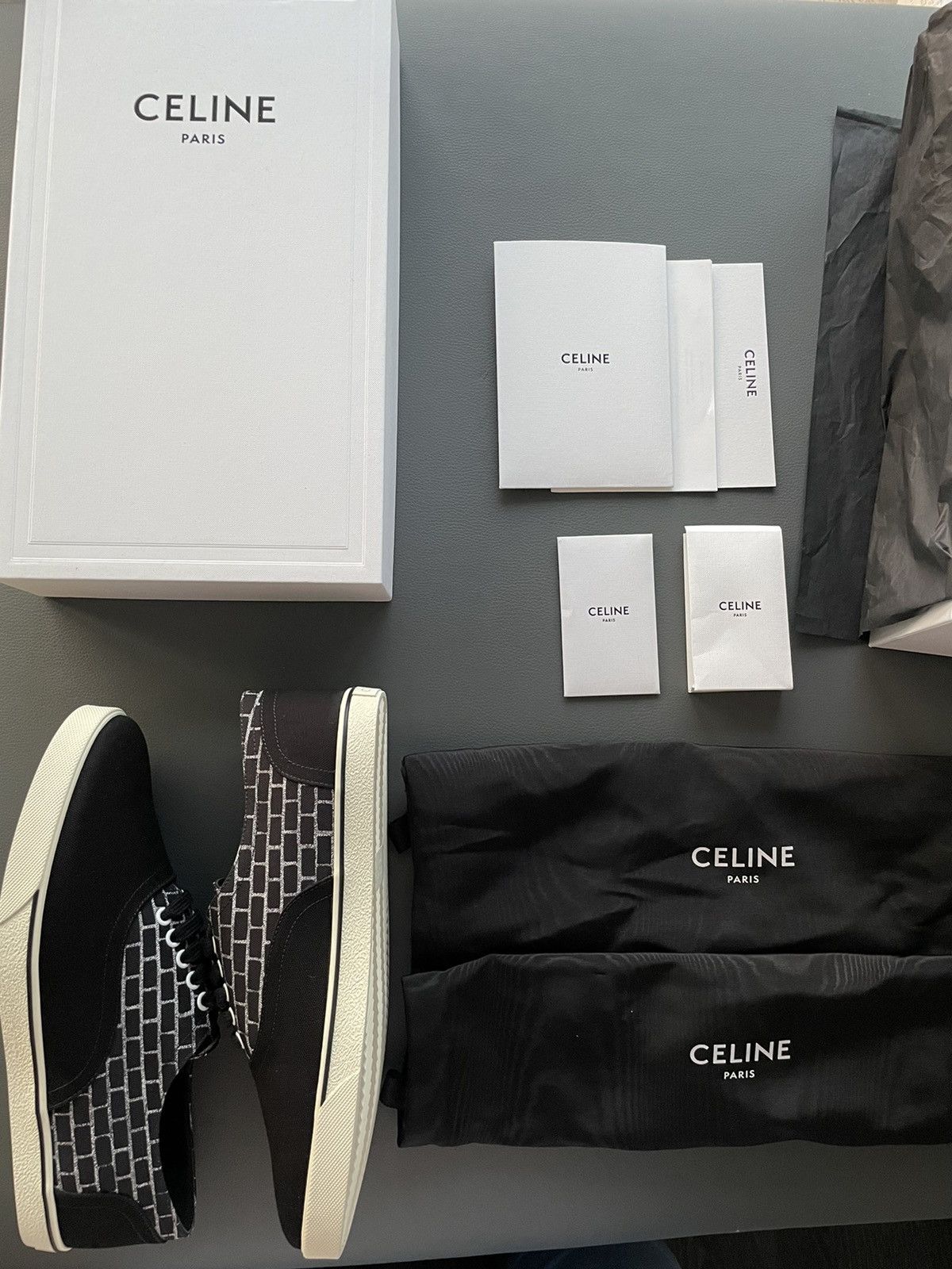 Celine × Hedi Slimane Rare Super Limited Edition Runway Brick Sneaker Brand New Size US 11 / EU 44 - 3 Thumbnail