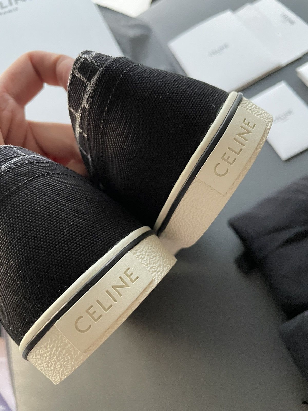 Celine × Hedi Slimane Rare Super Limited Edition Runway Brick Sneaker Brand New Size US 11 / EU 44 - 15 Thumbnail