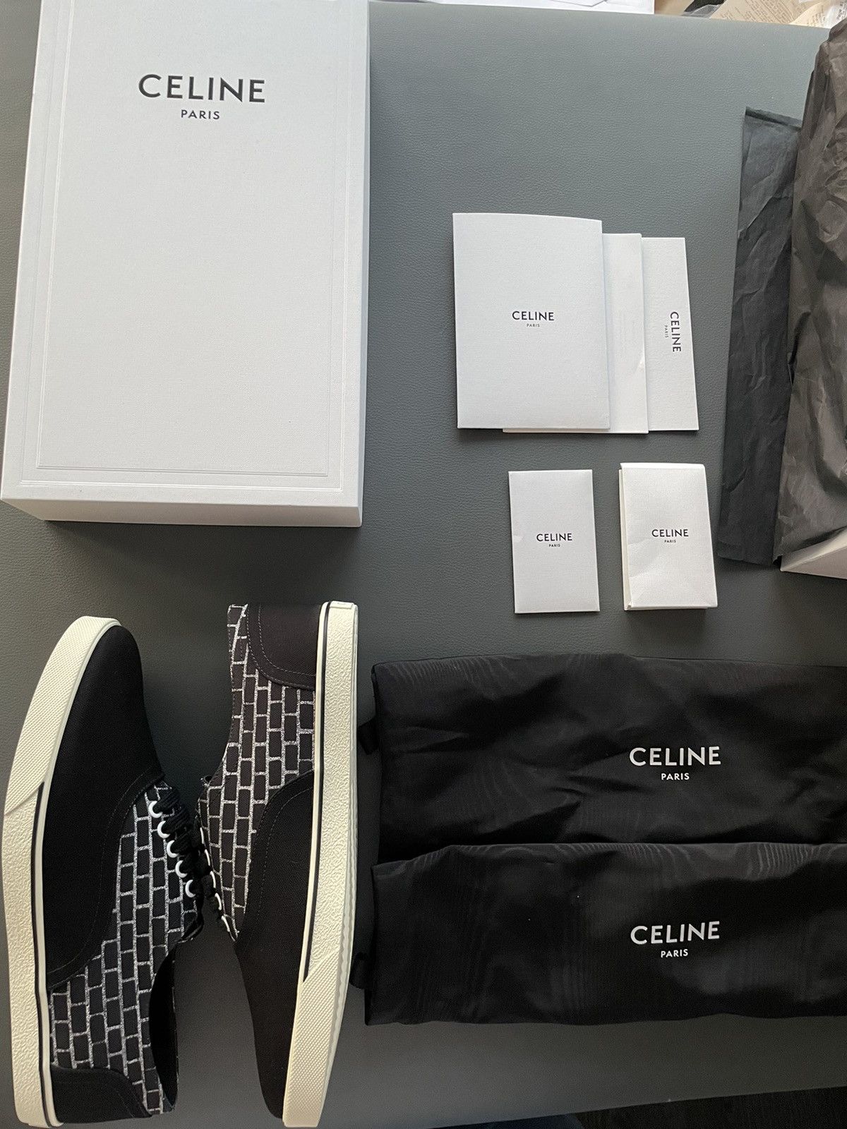 Celine × Hedi Slimane Rare Super Limited Edition Runway Brick Sneaker Brand New Size US 11 / EU 44 - 9 Thumbnail