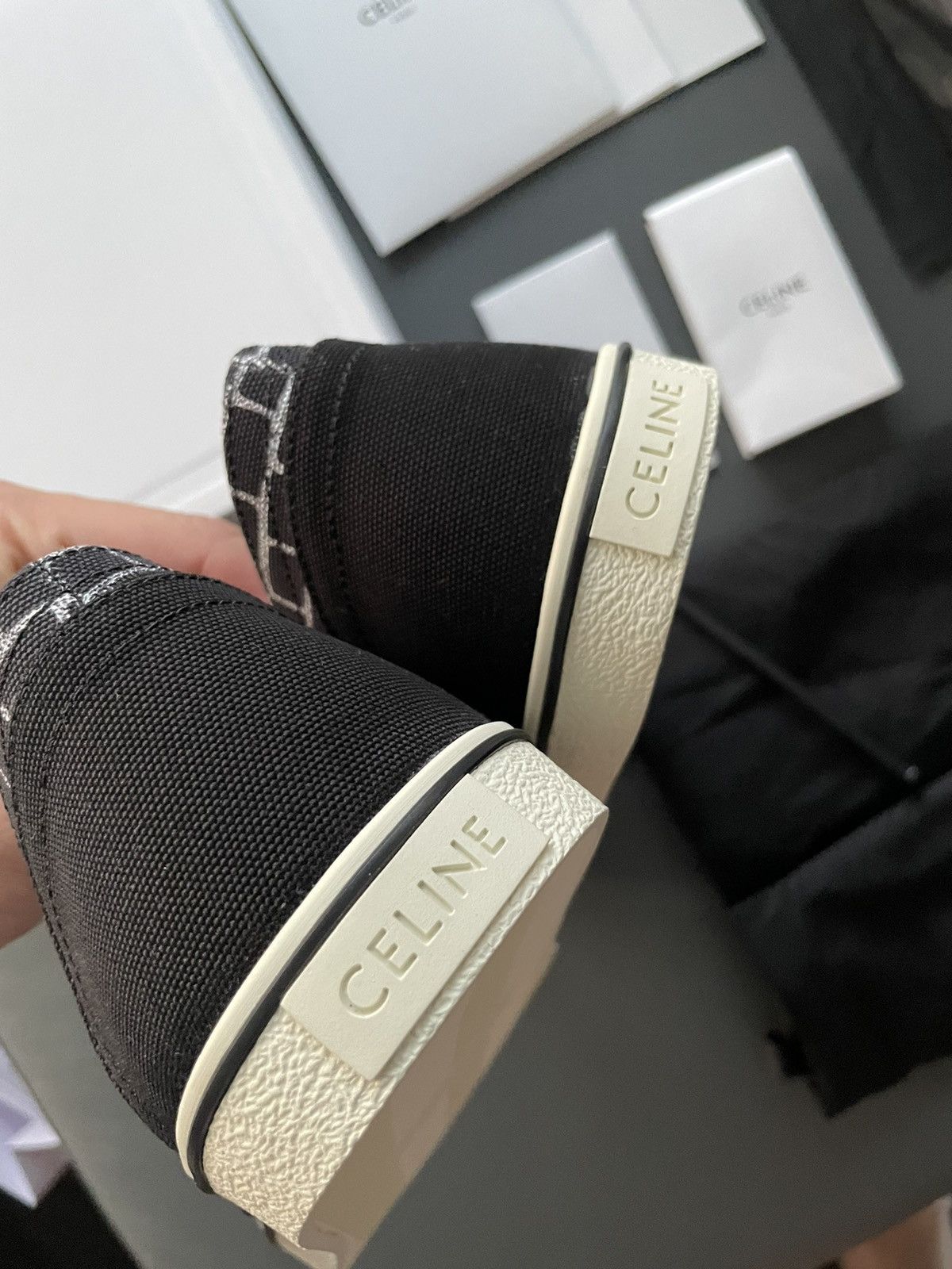 Celine × Hedi Slimane Rare New Super Runway Limited Edition Brick Leather Sneaker Size US 10 / EU 43 - 25 Thumbnail