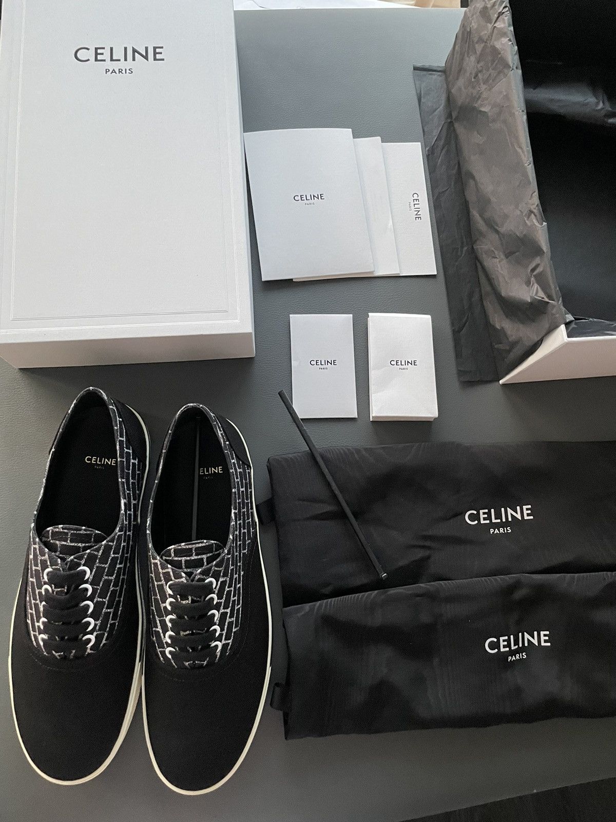Rare New Super Runway Limited Edition Brick Leather Sneaker