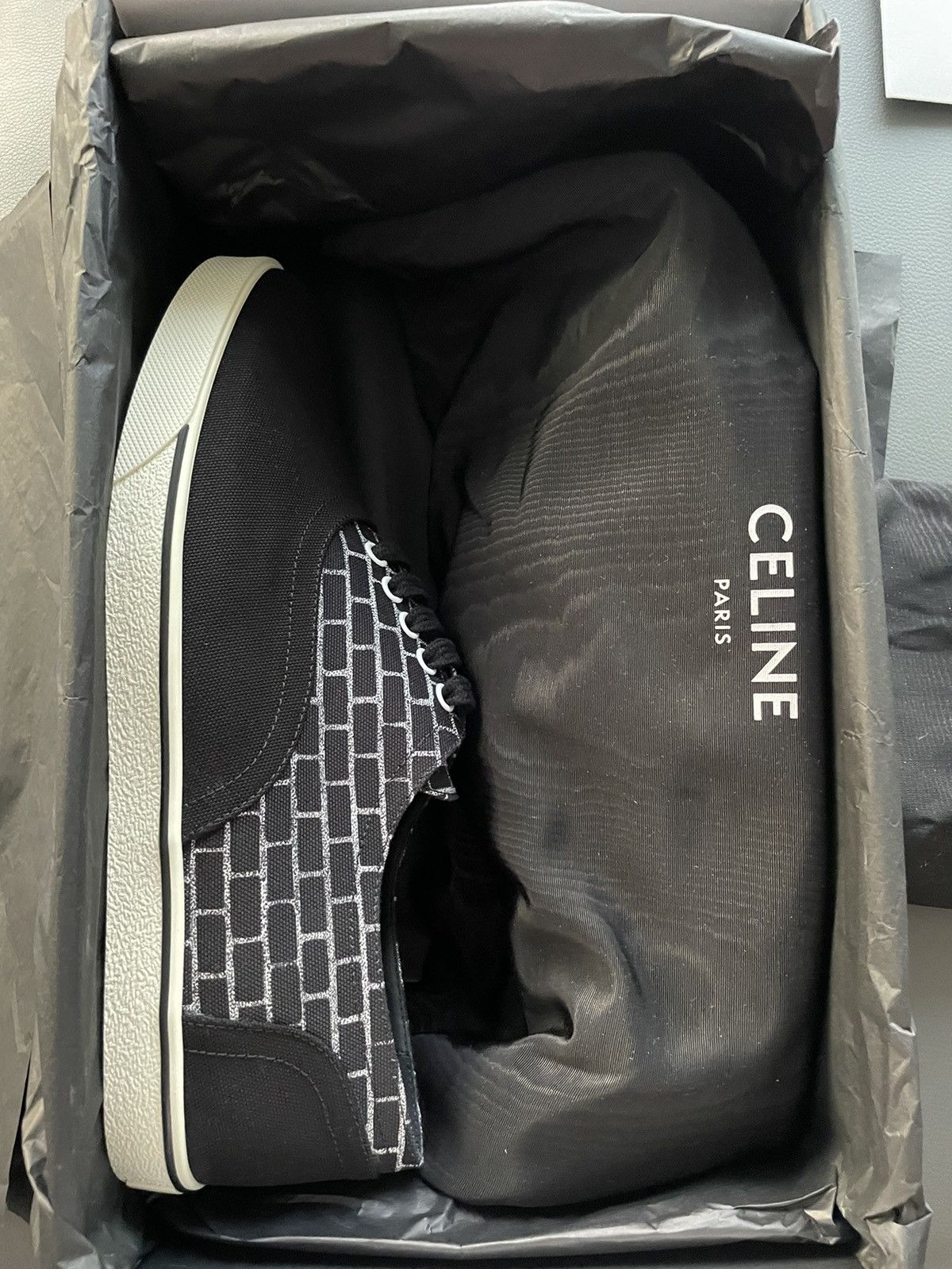 Celine × Hedi Slimane Rare New Super Runway Limited Edition Brick Leather Sneaker Size US 10 / EU 43 - 16 Thumbnail