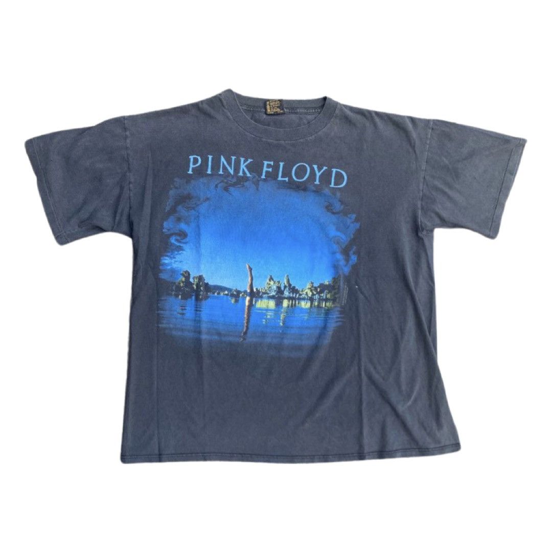image of Band Tees x Vintage Pink Floyd Wish You Were Here Shirt Single Stitched in Black, Men's (Size XL)