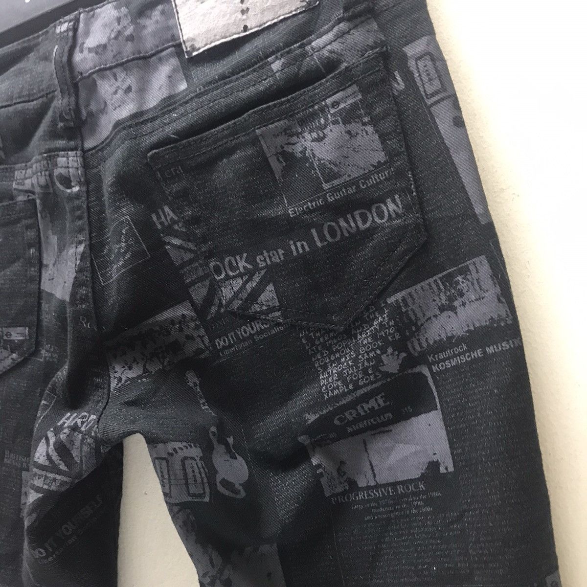 Japanese Brand × Seditionaries Japanese Brand CALM Denim Full Print Jeans Size US 28 / EU 44 - 10 Thumbnail