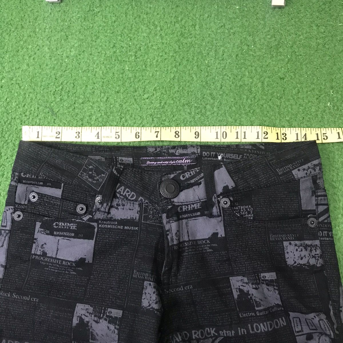 Japanese Brand × Seditionaries Japanese Brand CALM Denim Full Print Jeans Size US 28 / EU 44 - 16 Thumbnail