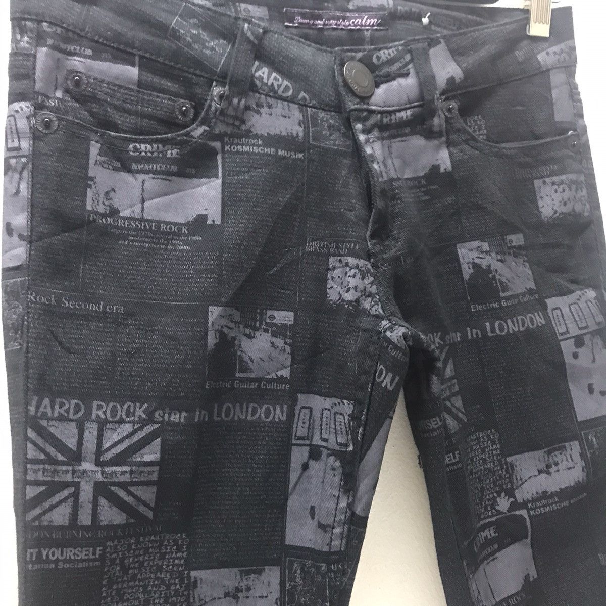 Japanese Brand × Seditionaries Japanese Brand CALM Denim Full Print Jeans Size US 28 / EU 44 - 7 Thumbnail