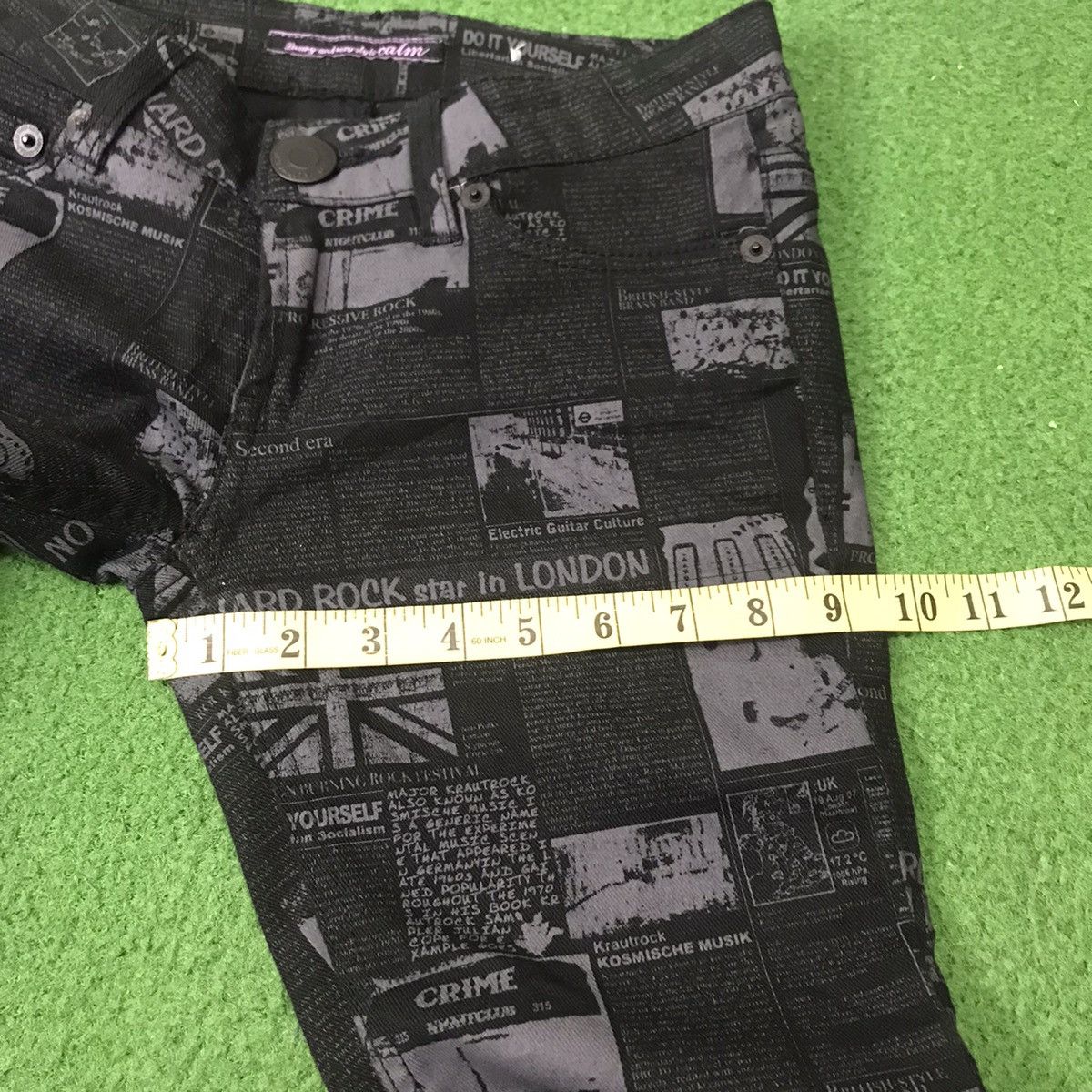 Japanese Brand × Seditionaries Japanese Brand CALM Denim Full Print Jeans Size US 28 / EU 44 - 17 Thumbnail