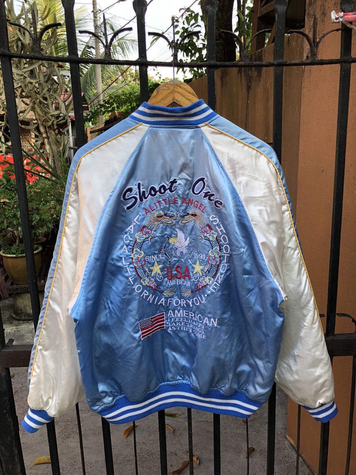 Other Sukajan Souvenir Jacket Shoot One A Little Angel California Size US M / EU 48-50 / 2 - 1 Thumbnail
