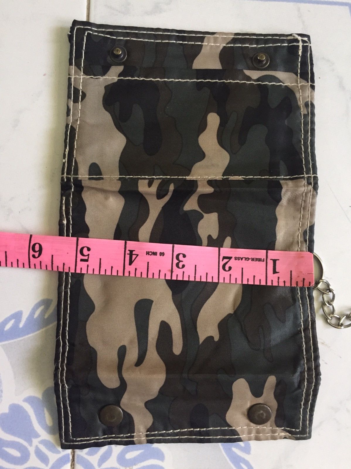 Japanese Brand Camo Flip & Button Wallet Size ONE SIZE - 7 Thumbnail