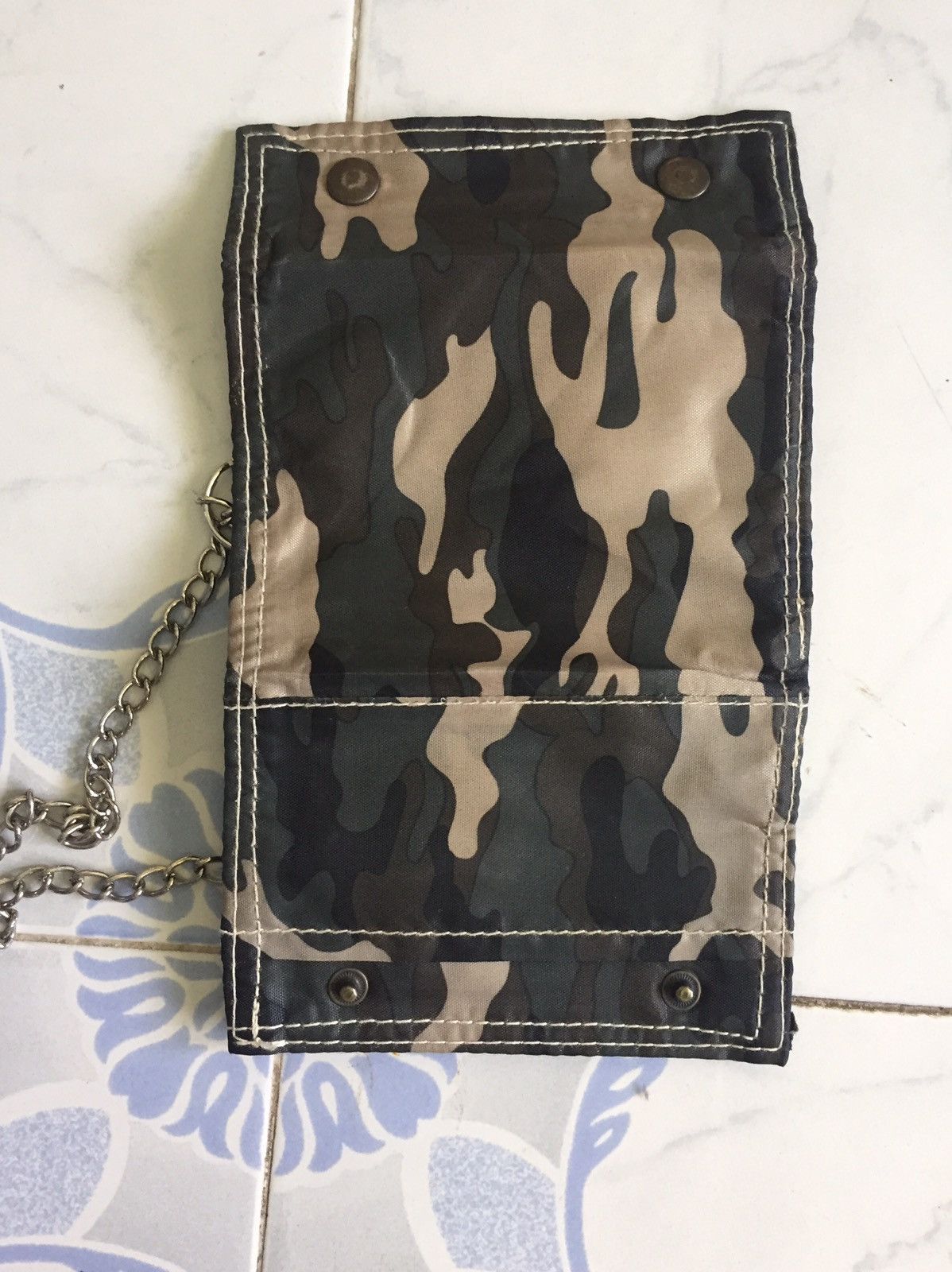Japanese Brand Camo Flip & Button Wallet Size ONE SIZE - 5 Thumbnail