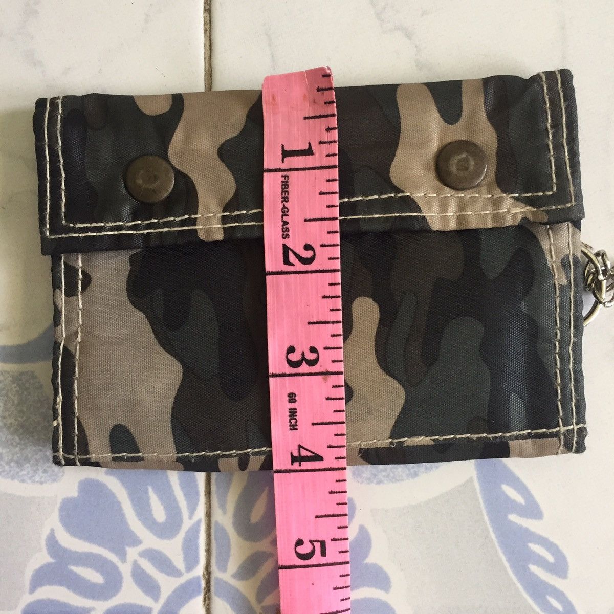 Japanese Brand Camo Flip & Button Wallet Size ONE SIZE - 8 Thumbnail