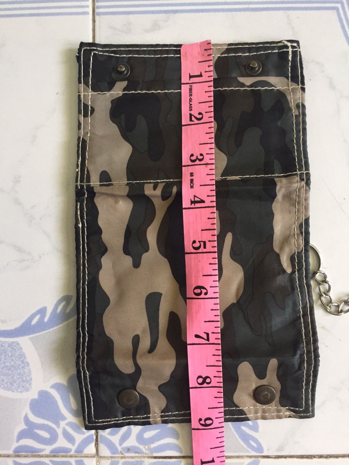Japanese Brand Camo Flip & Button Wallet Size ONE SIZE - 6 Thumbnail