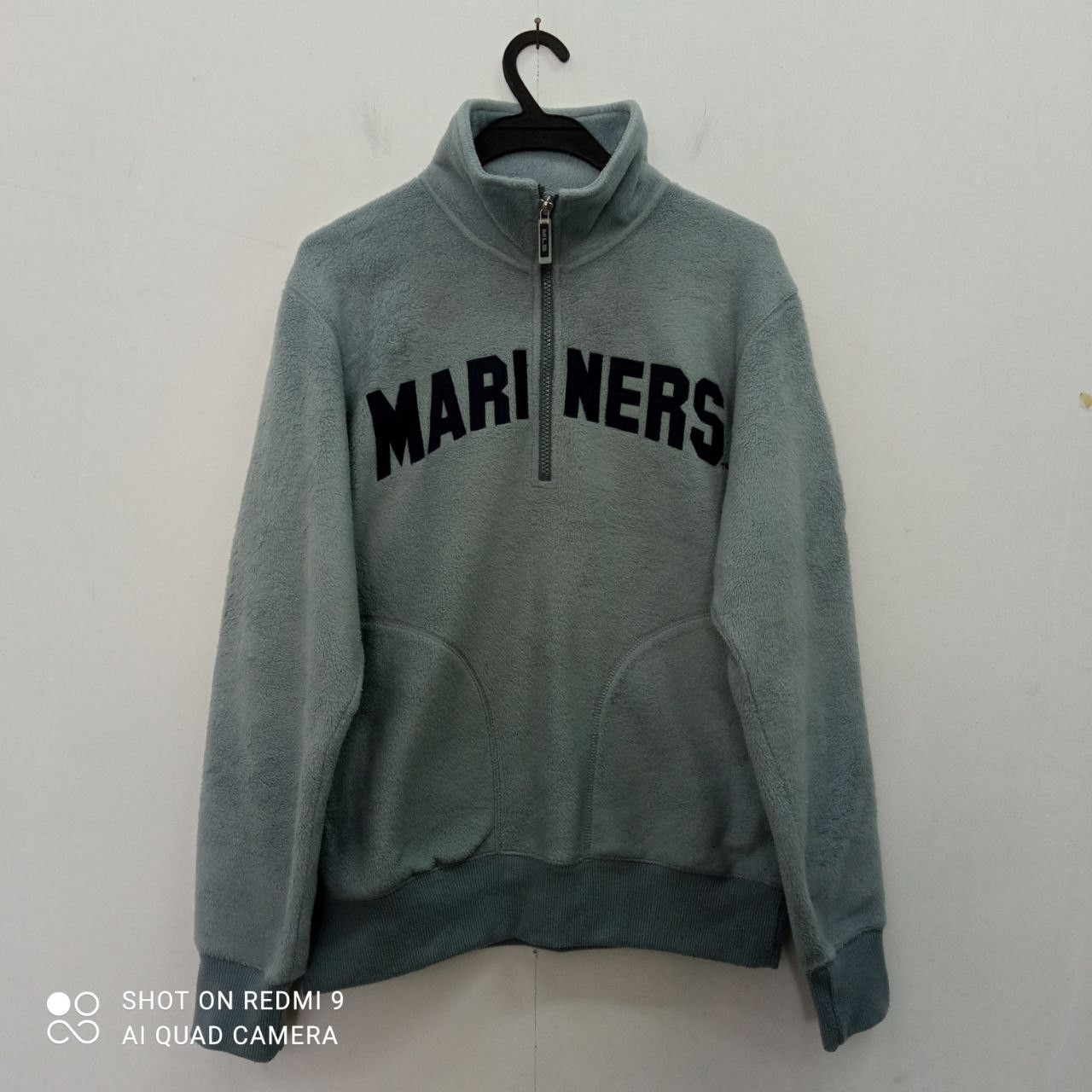 image of Mariners Major League Baseball X Uniqlo Fleece Sweater in Blue, Men's (Size Medium)