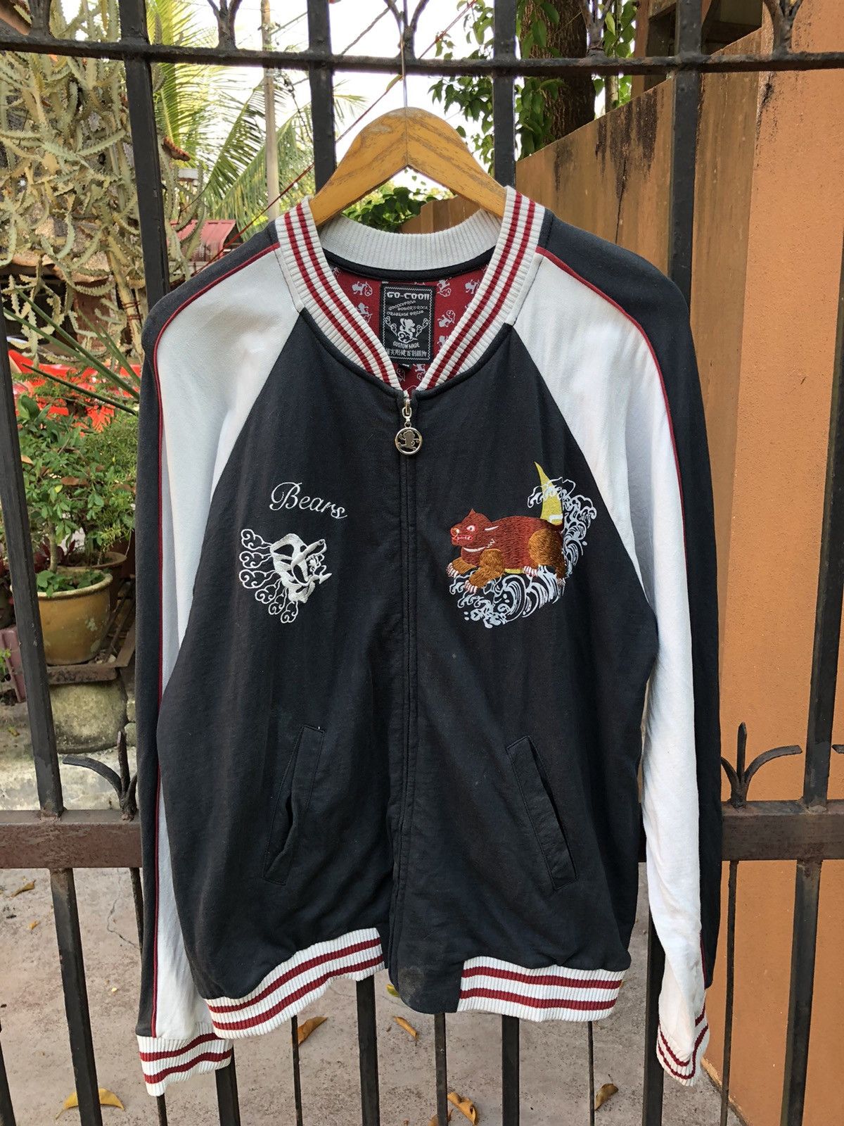 Other 59 Japan Bears Embroidered Cotton Sukajan Souvenir Jacket Size US M / EU 48-50 / 2 - 2 Thumbnail